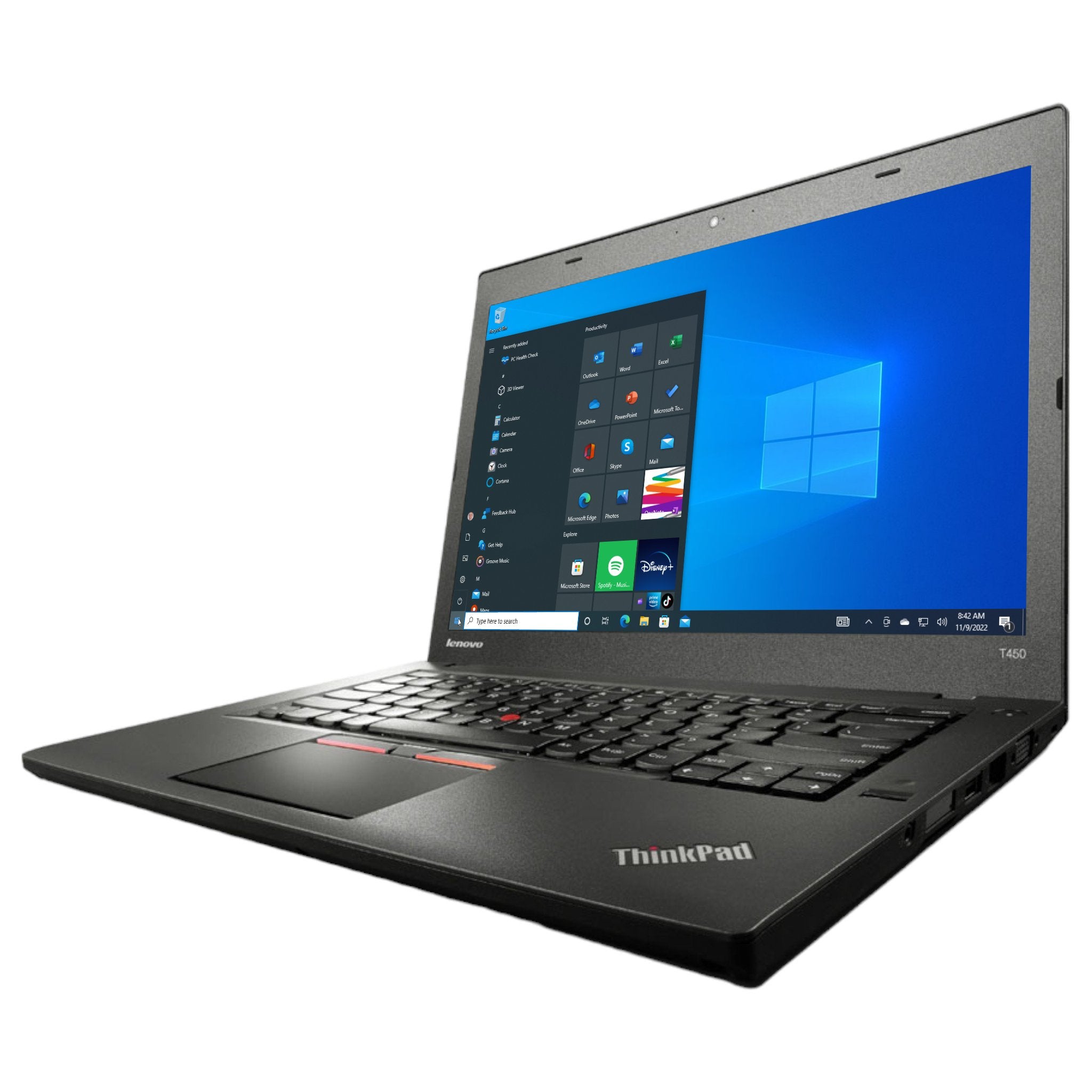 Lenovo ThinkPad T450 14" | i5-5300U | 8 GB | 256 GB SSD | HD+ | Win 10 Pro - computify
