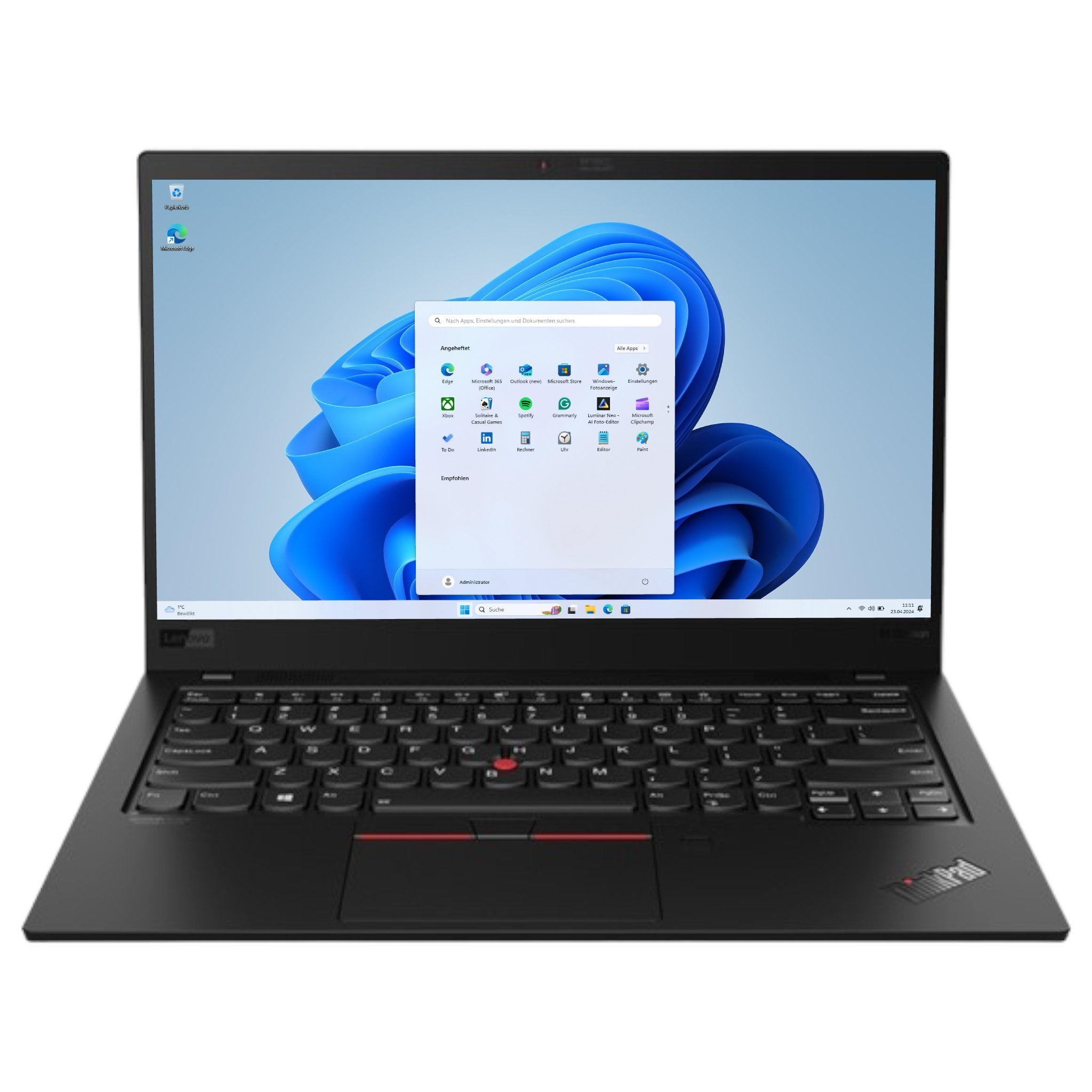 Lenovo ThinkPad X1 Carbon G7 14" | i5-8265U | 16 GB | 512 GB SSD | FHD | Win 11 Pro | LTE - computify