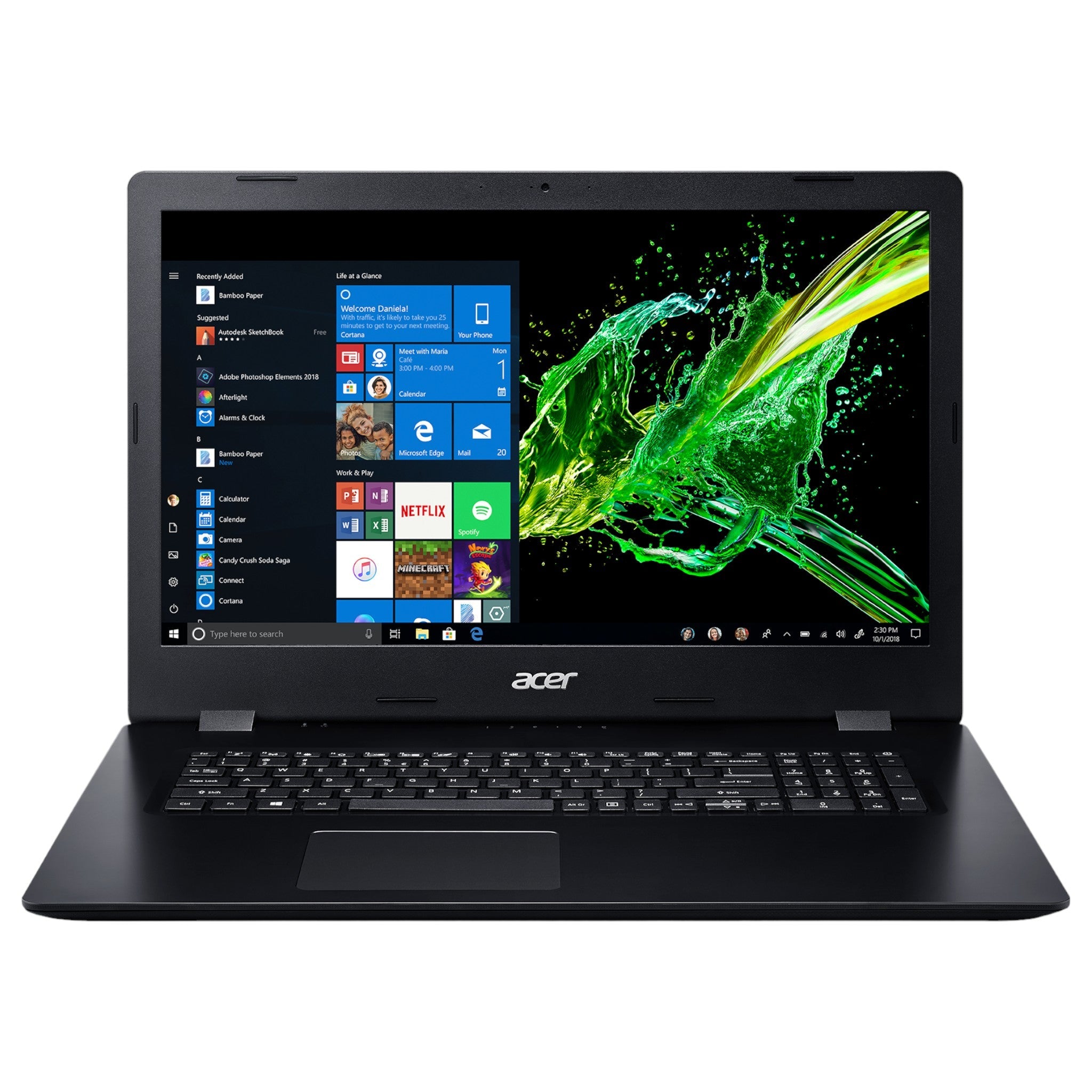 Acer Aspire 3 A317 - 51K 17,3" | i3 - 7020U | 8 GB | 256 GB SSD | FHD | Win 10 Pro - computify