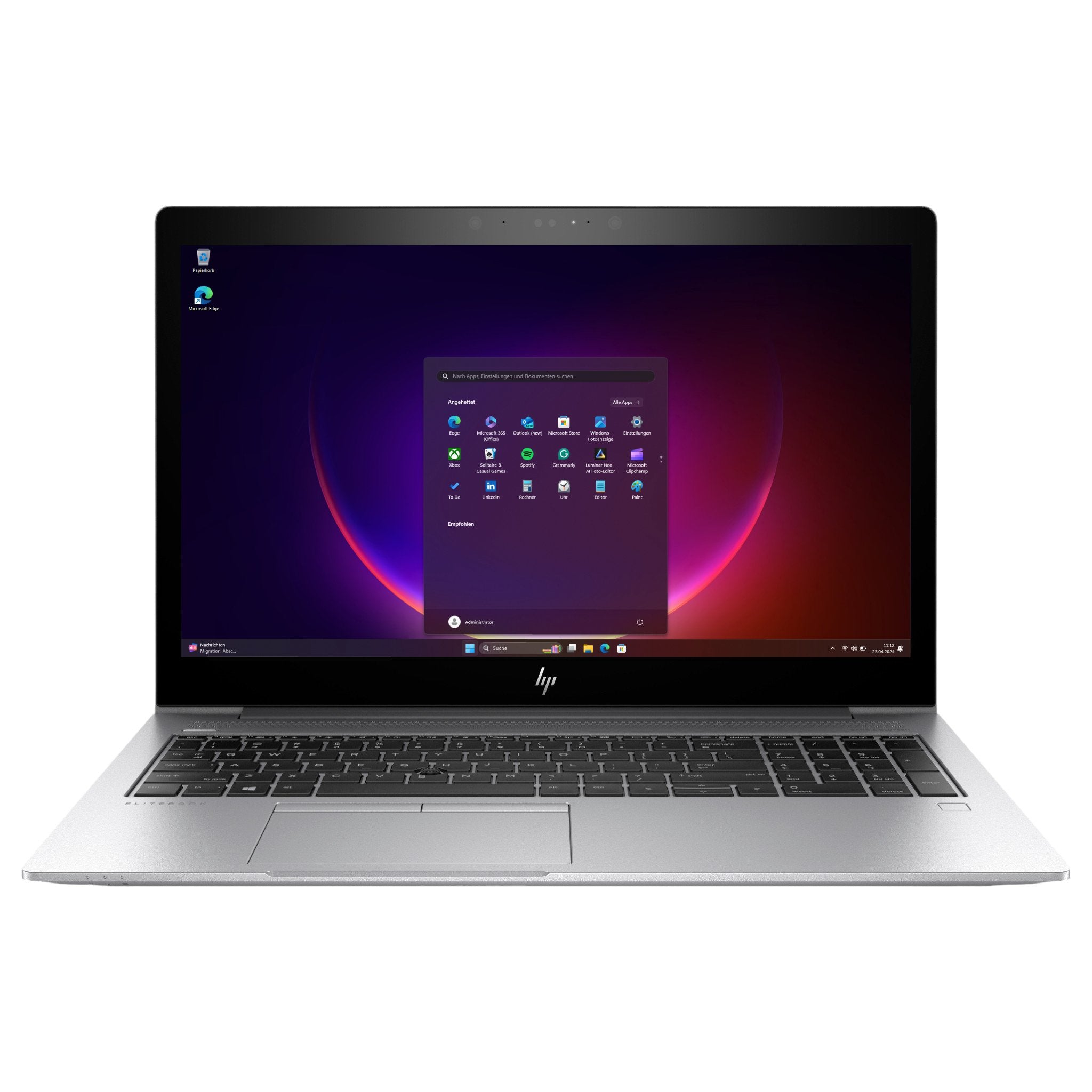 HP EliteBook 850 G5 15,6" | i5 - 8350U | 16 GB | 256 GB SSD | FHD | Win 11 Pro - computify