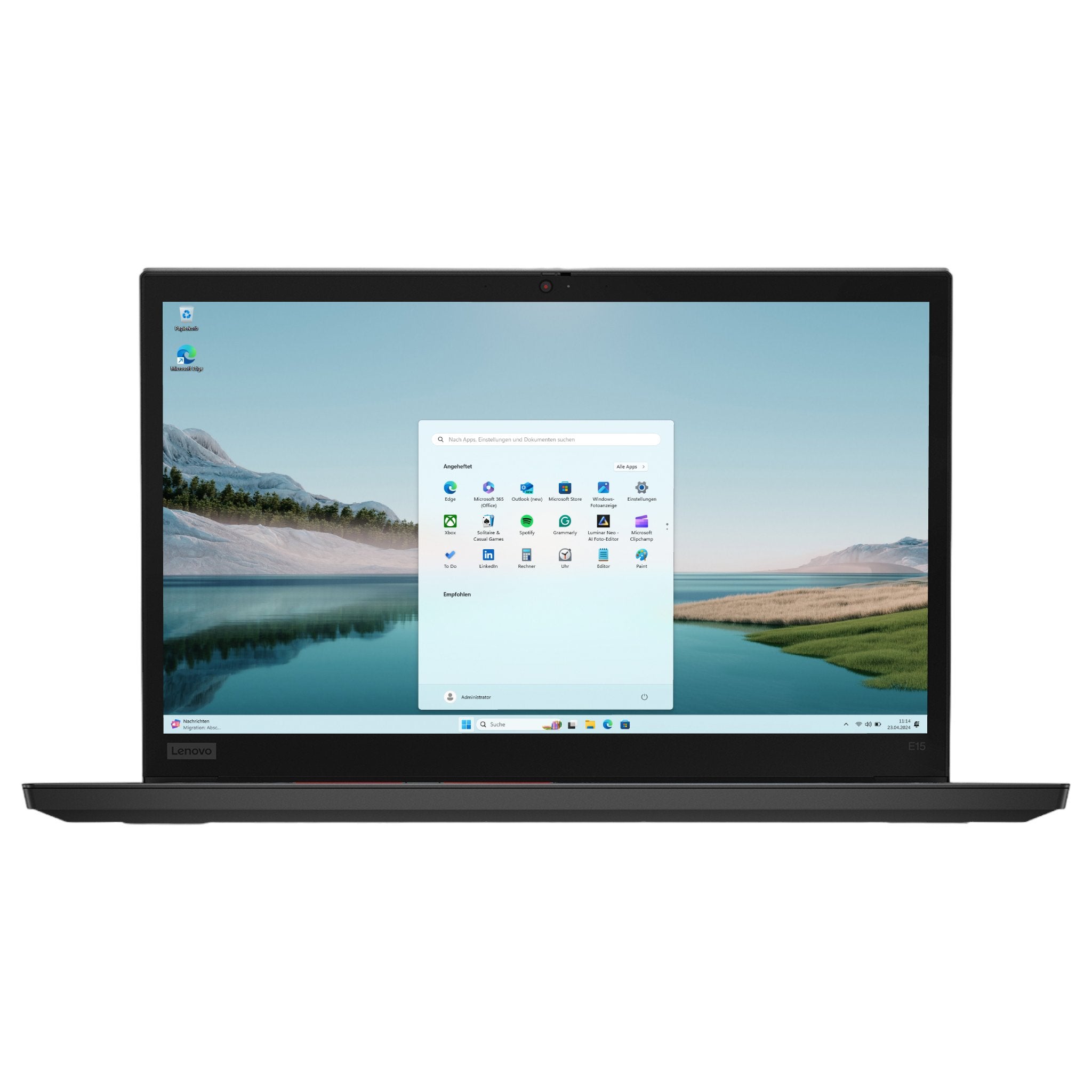 Lenovo ThinkPad E15 15,6" | i5 - 10210U | 8 GB | 256 GB SSD | FHD | Win 11 Pro - computify
