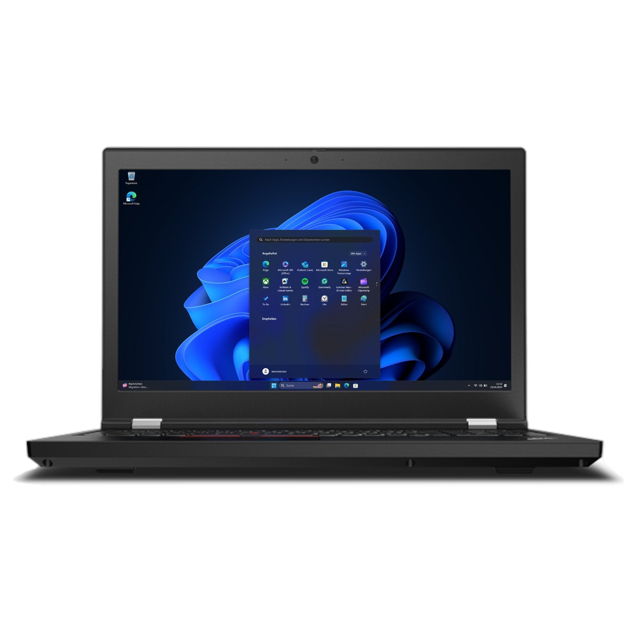 Lenovo ThinkPad P15 G1 15,6" | i7 - 10850H | 32 GB | 512 GB SSD | NVIDIA Quadro T2000 | FHD | Win 11 Pro - computify