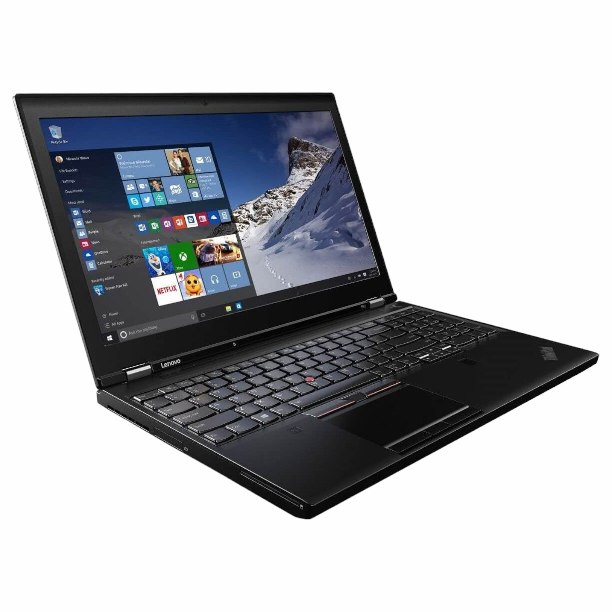 Lenovo ThinkPad P51 15,6" | i7 - 7820HQ | 32 GB | 512 GB SSD | 4K | Quadro M2200 | Win 10 Pro - computify