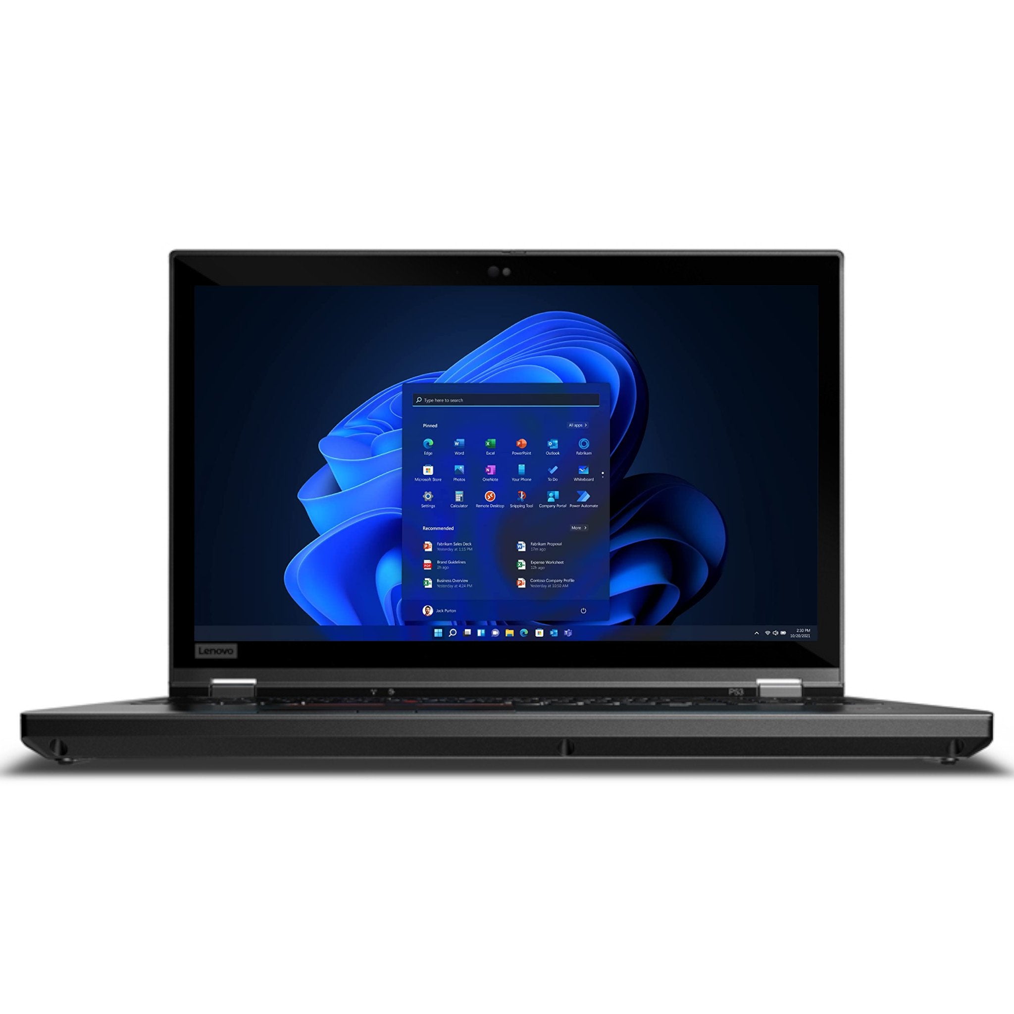 Lenovo ThinkPad P53 15,6" | i7 - 9750H | 16 GB | 512 GB SSD | FHD | T2000 | Win 11 Pro - computify