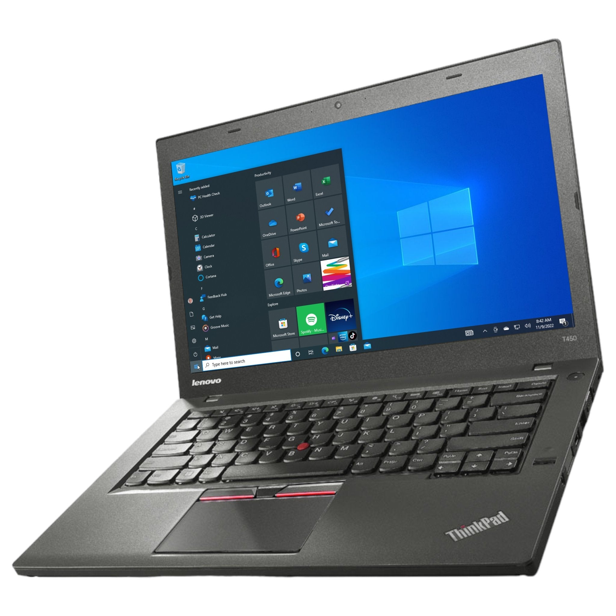Lenovo ThinkPad T450 14" | i5-5300U | 8 GB | 256 GB SSD | HD+ | Win 10 Pro - computify