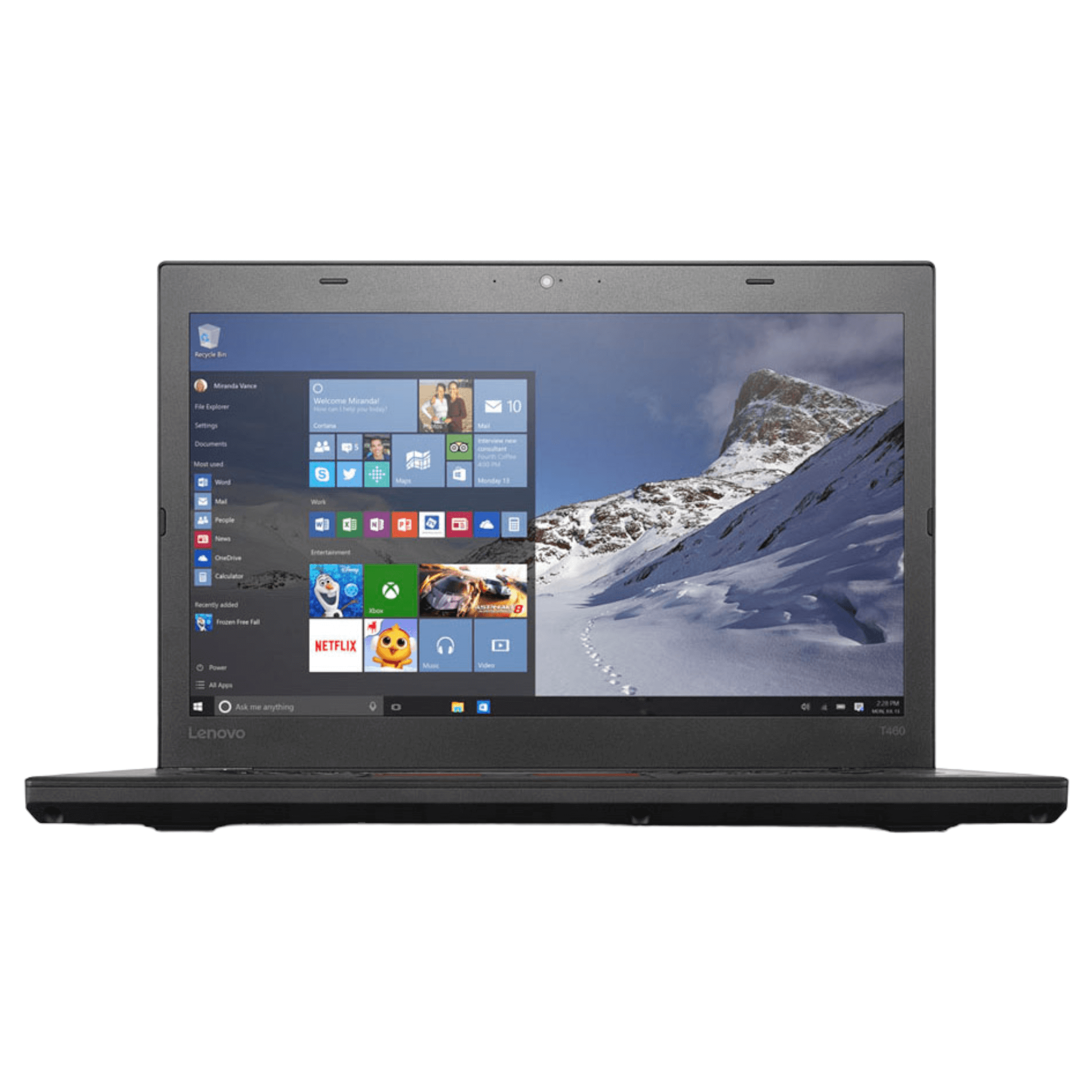 Lenovo ThinkPad T460 Touch 14" | i5-6300U | 8 GB | 256 GB SSD | FHD | Win 10 Pro - computify