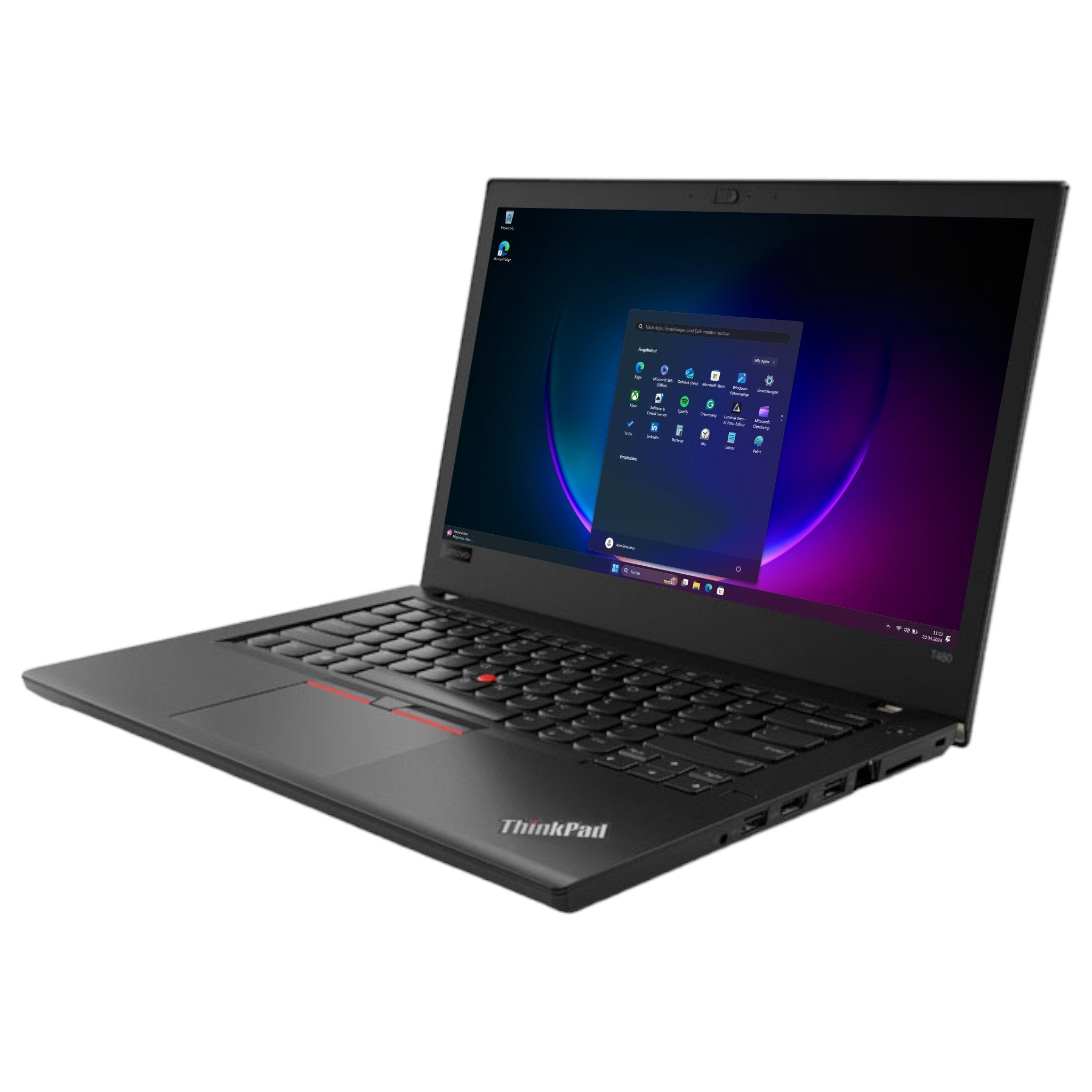 Lenovo ThinkPad T480 14" | i5 - 8250U | 8 GB | 256 GB NVMe SSD | FHD | Win 11 Pro | UK - computify