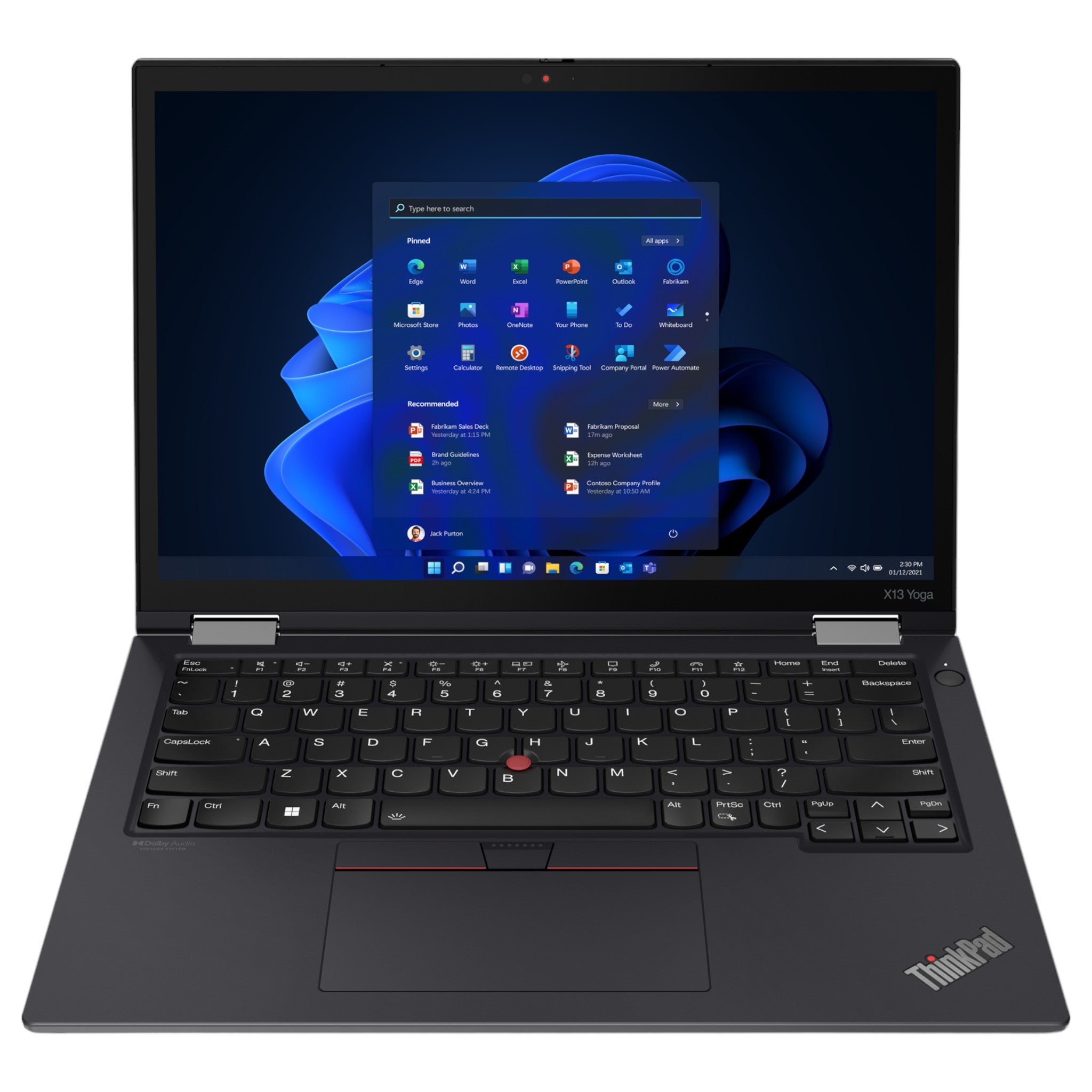 Lenovo ThinkPad X13 Yoga G3 13,3" | i7-1255U | 16 GB | 512 GB SSD | WUXGA | 4G | Win 11 Pro - computify