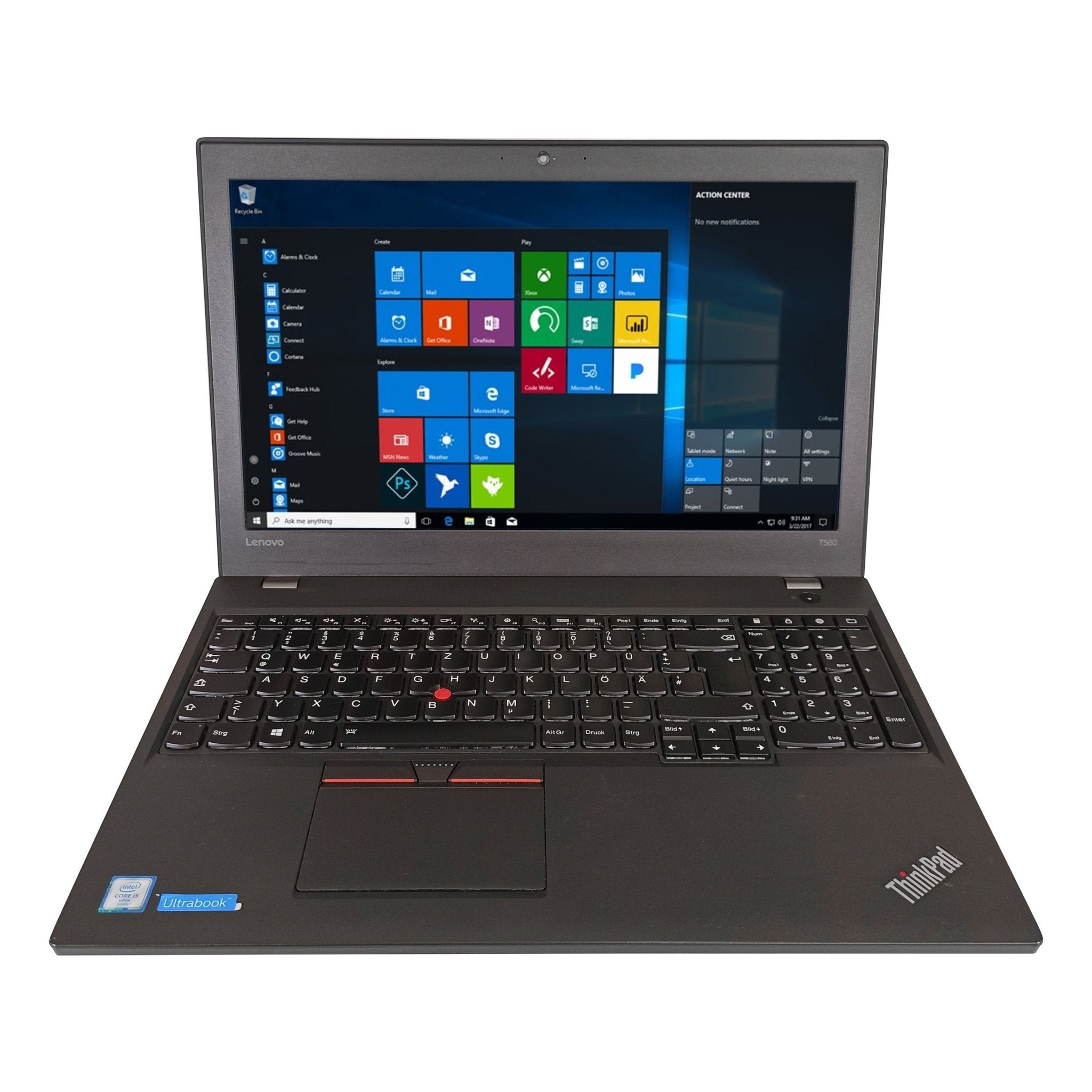 Lenovo ThinkPad T560 Touch 15,6" | i5-6300U | 8 GB | 256 GB SSD | FHD | Win 10 Pro - computify