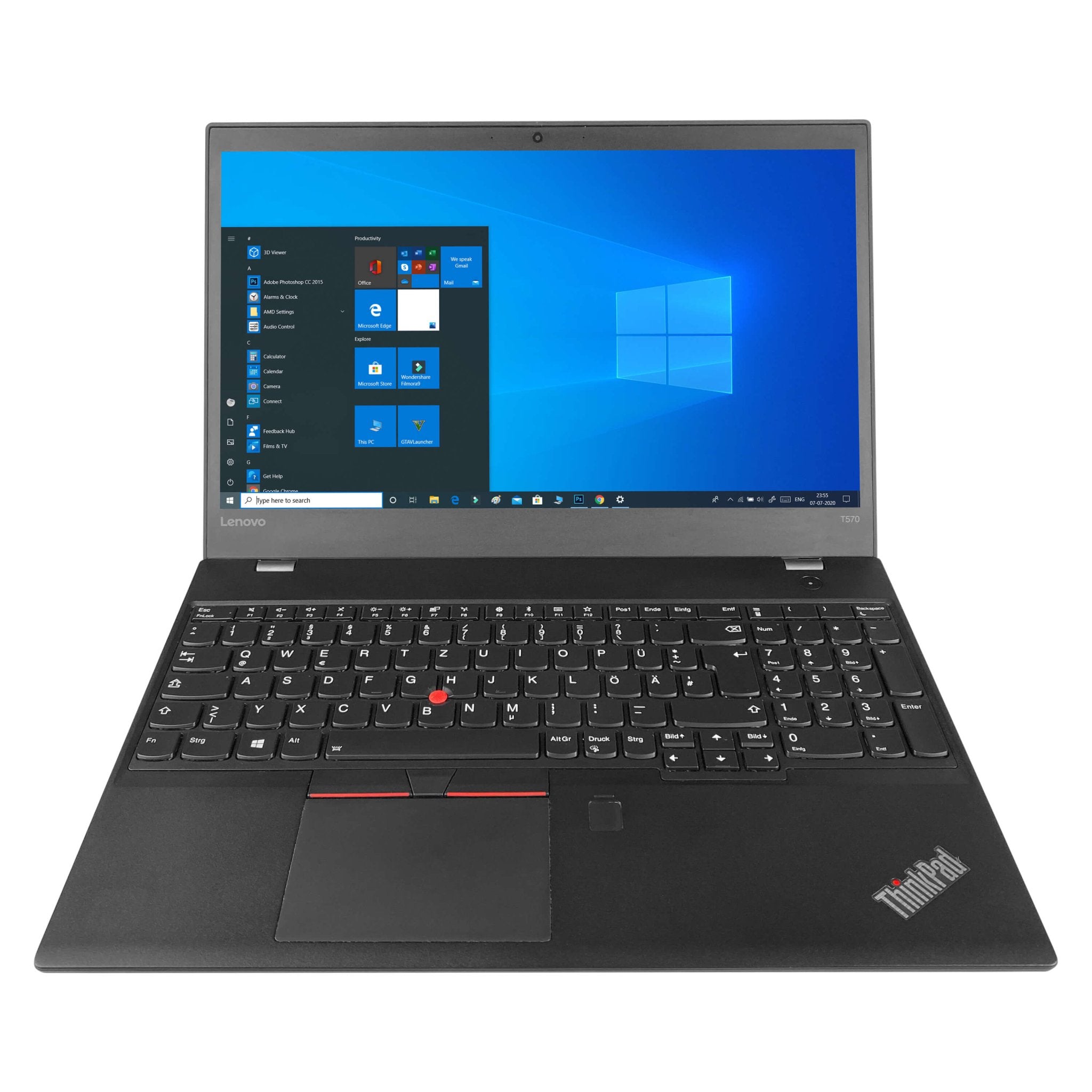 Lenovo ThinkPad T570 Touch 15,6" | i5-6300U | 8 GB | 256 GB SSD | FHD | Win 10 Pro - computify