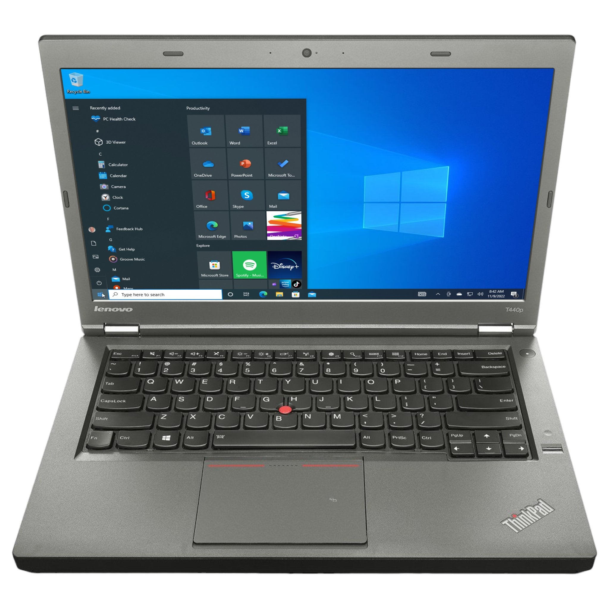 Lenovo ThinkPad T440P 14" | i5-4300M | 8 GB | 180 GB SSD | WXGA | DVD/ROM | Win 10 Pro - computify