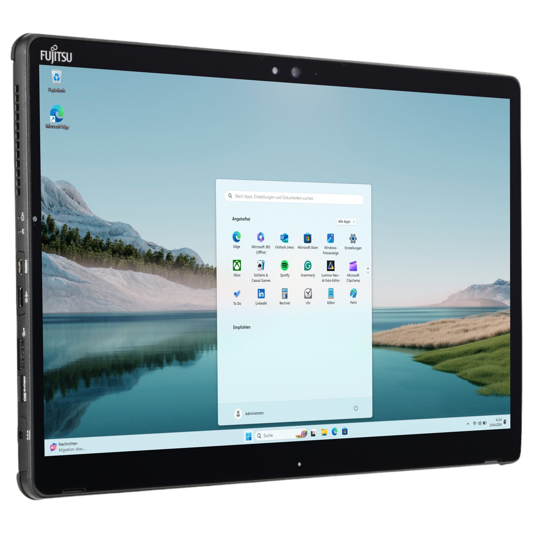 Fujitsu Stylistic Q738 Tablet 13,3" | i5-8350U | 8 GB | 256 GB SSD | FHD | Win 11 Pro - computify