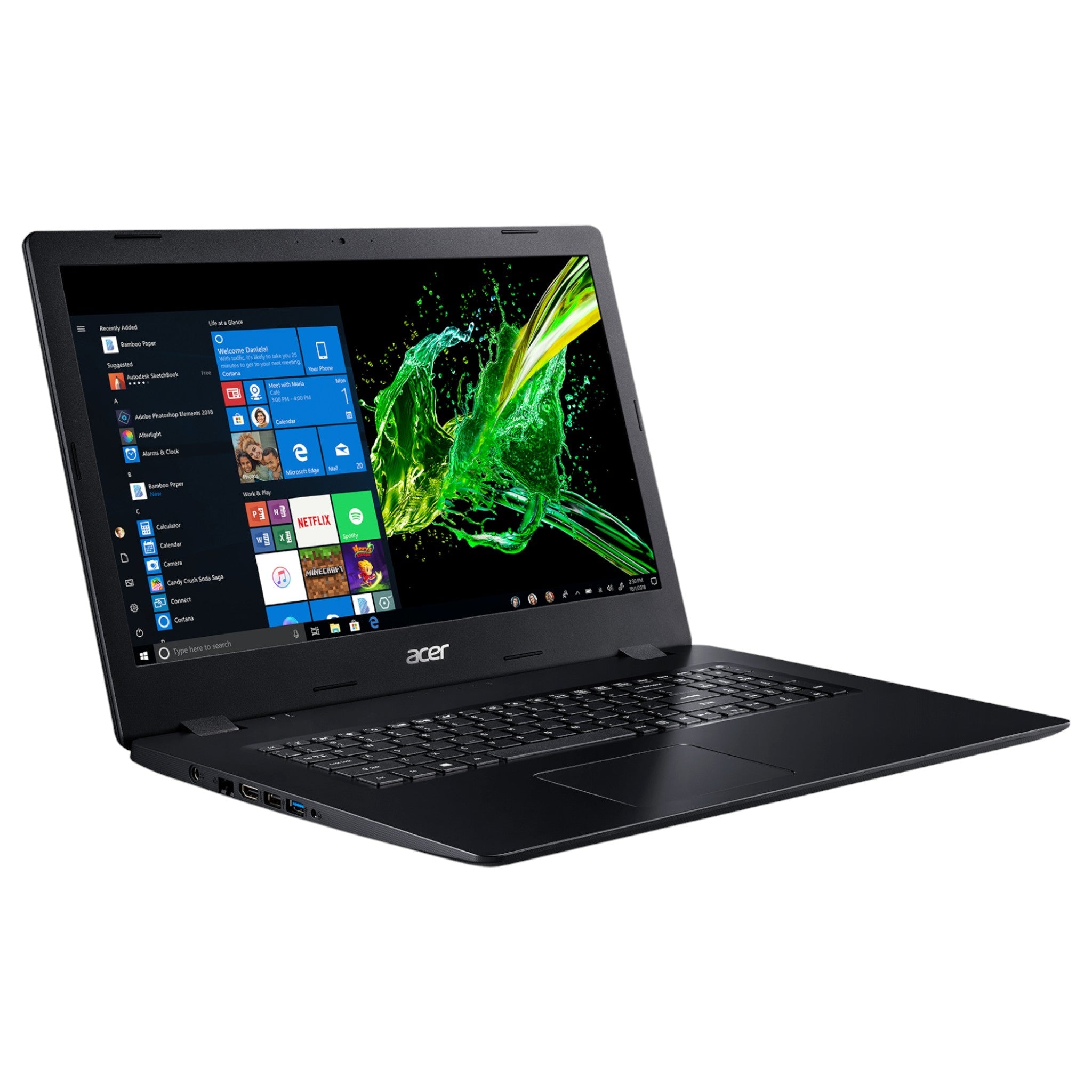Acer Aspire 3 A317-51K 17,3" | i3-7020U | 8 GB | 256 GB SSD | FHD | Win 10 Pro - computify