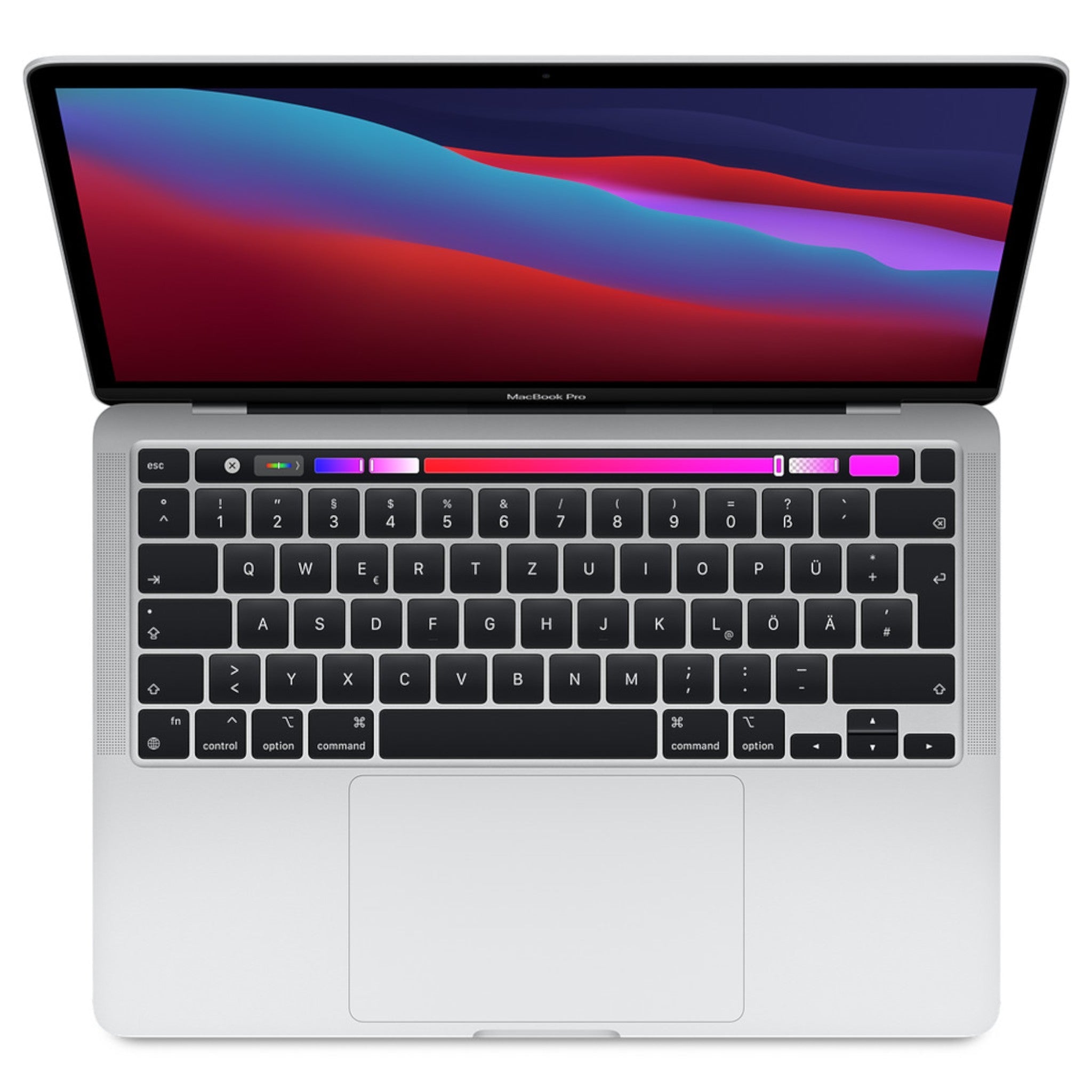 Apple MacBook Pro 2020 | 13.3" | Touch Bar | M1 8 - Core CPU | 8 - Core GPU | 16 GB | 1 TB SSD | Silber (A2338) - computify