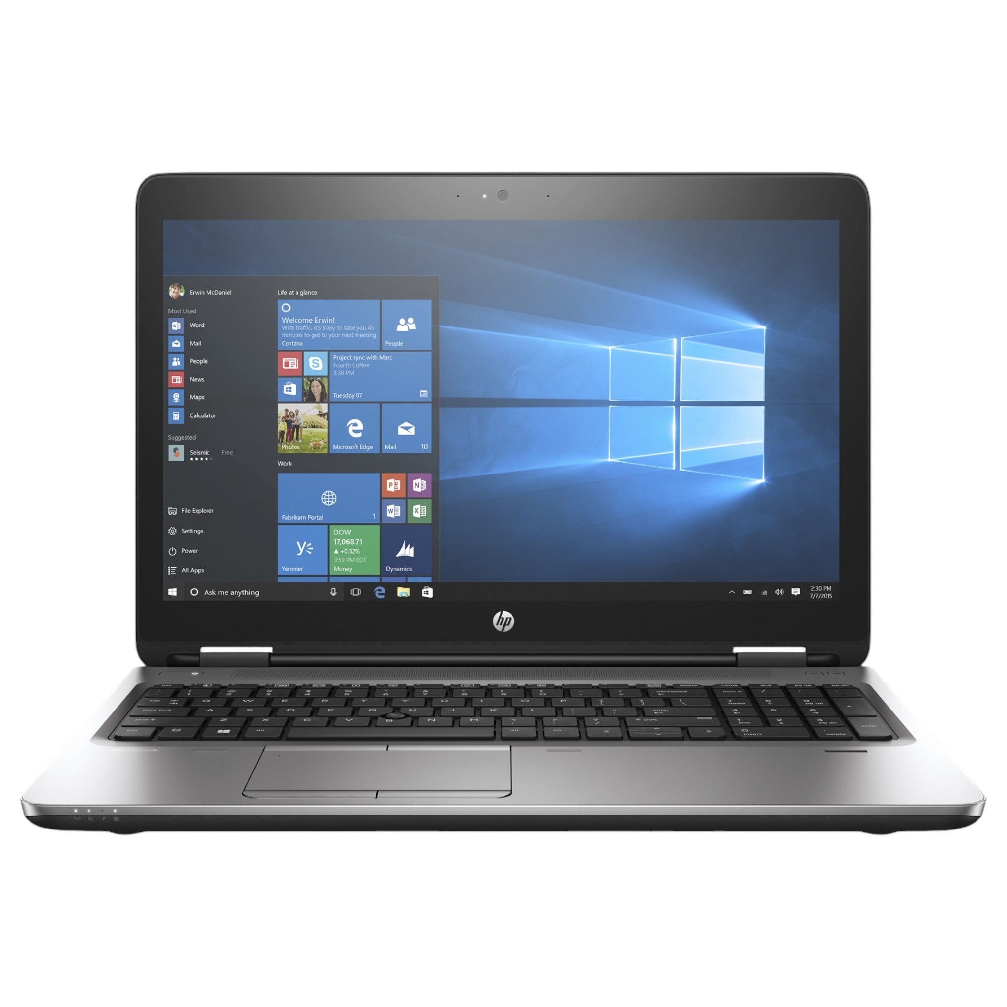 HP ProBook 650 G3 15,6" | i7 - 7820HQ | 16 GB | 512 GB SSD | FHD | DVD/RW | Win 10 Pro - computify