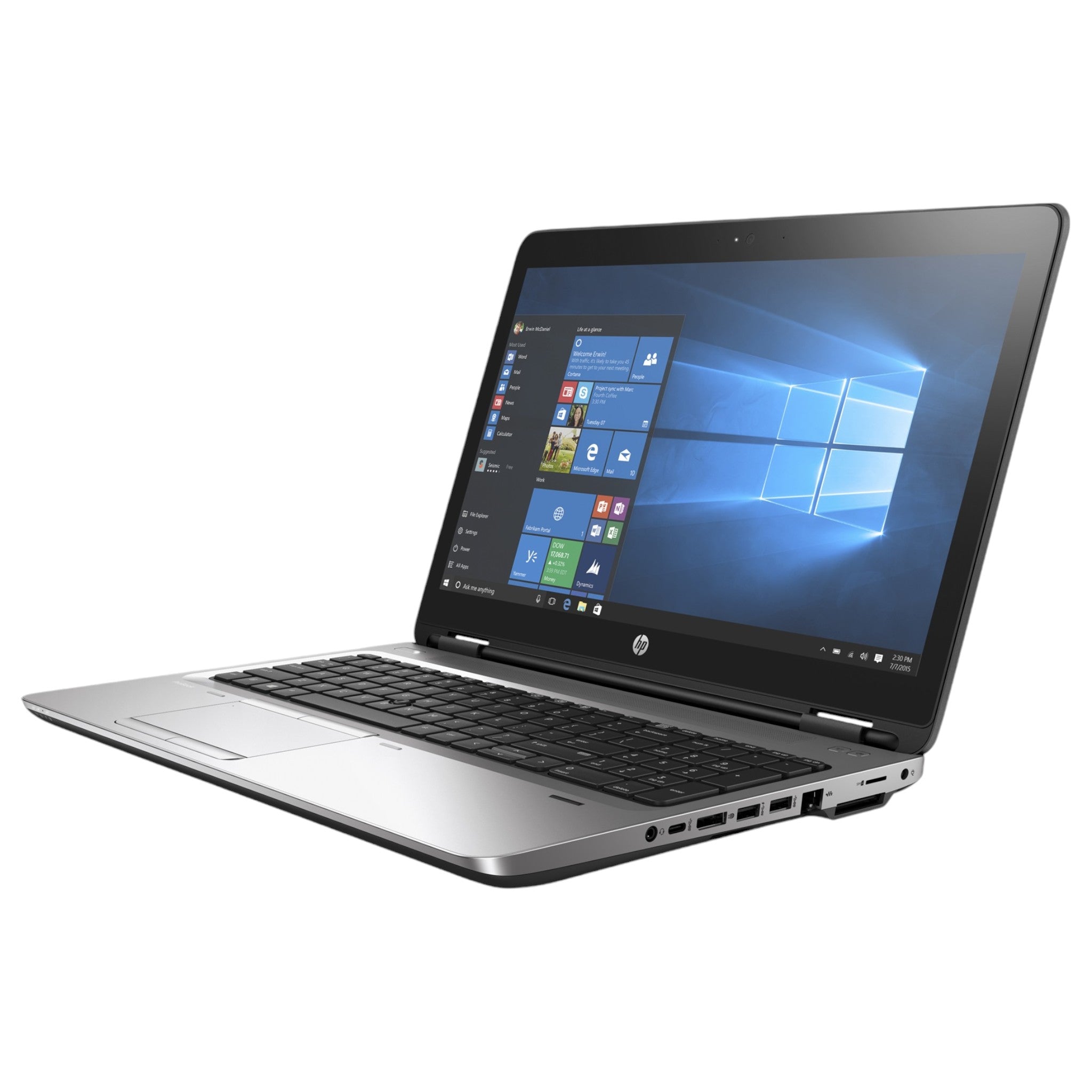 HP ProBook 650 G3 15,6" | i7 - 7820HQ | 16 GB | 512 GB SSD | FHD | DVD/RW | Win 10 Pro - computify