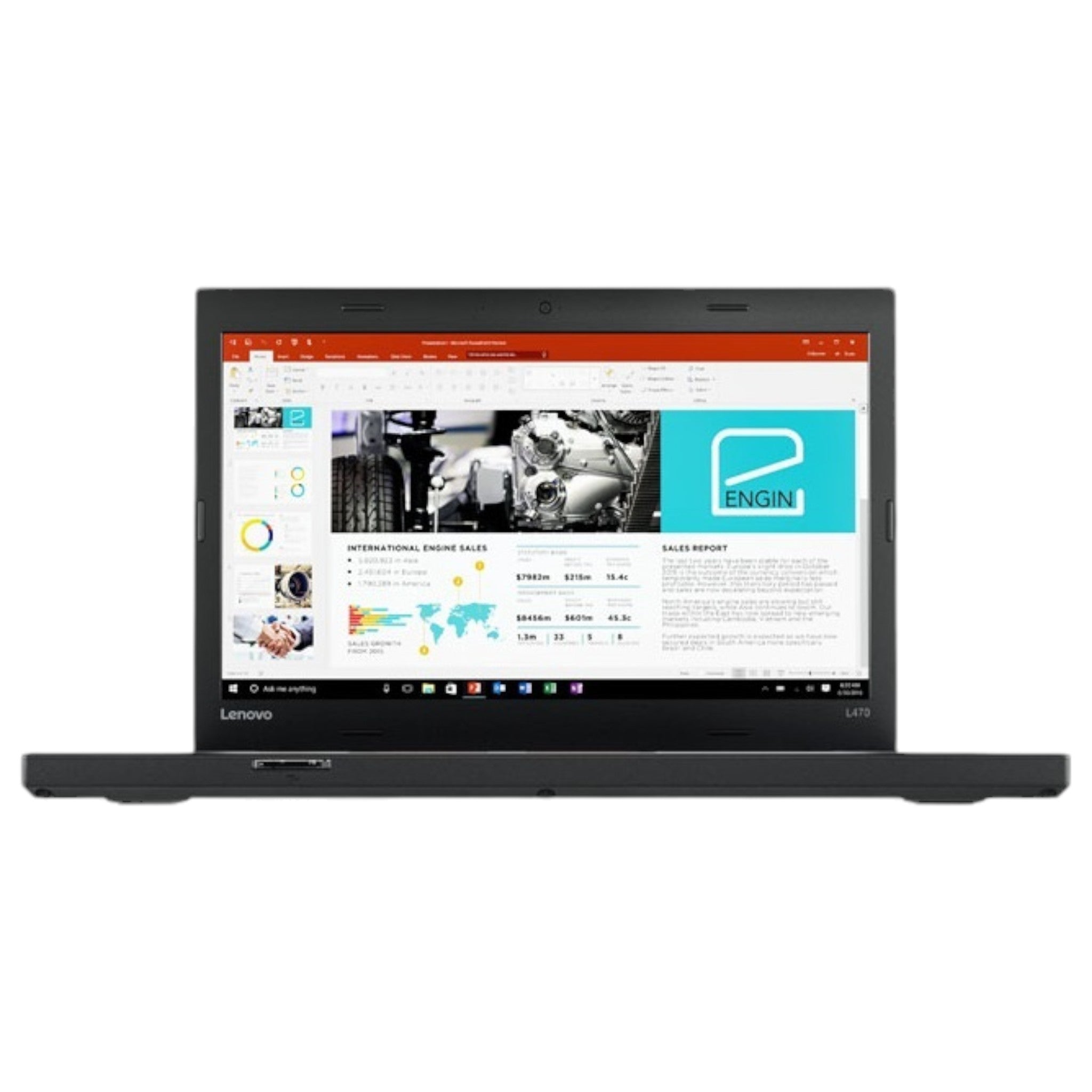 Lenovo ThinkPad L470 14" | i5 - 6300U | 8 GB | 256 GB SSD | FHD | Win 10 Pro - computify