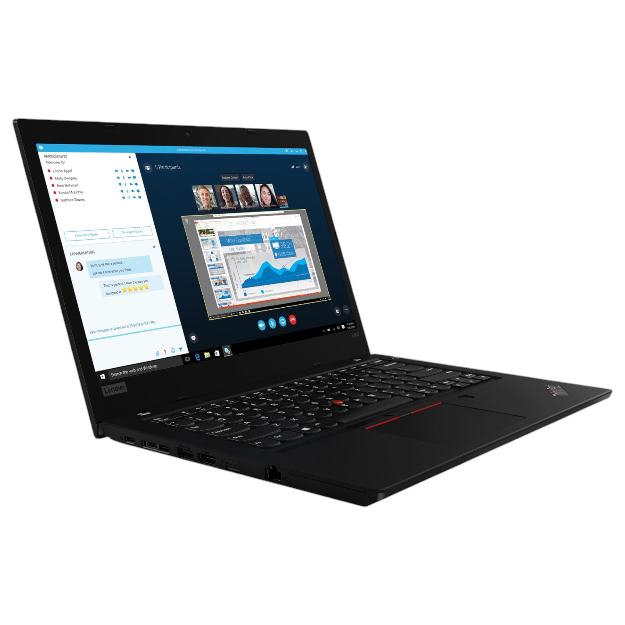 Lenovo ThinkPad L490 14" | i5 - 8365U | 16 GB | 256 GB SSD | FHD | LTE | Win 11 Pro - computify