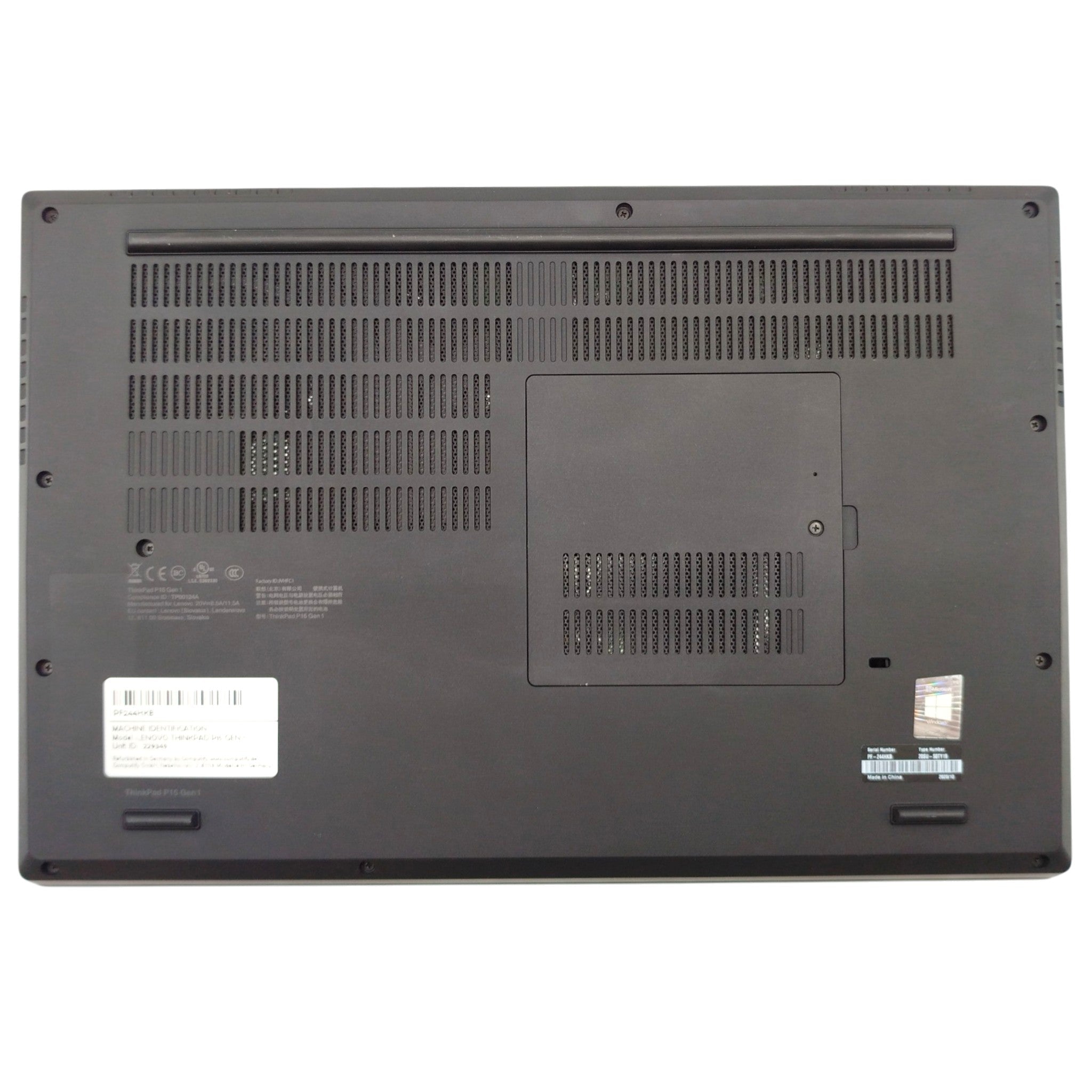 Lenovo ThinkPad P15 G1 15,6" | i7 - 10850H | 32 GB | 512 GB SSD | NVIDIA Quadro T2000 | FHD | Win 11 Pro - computify