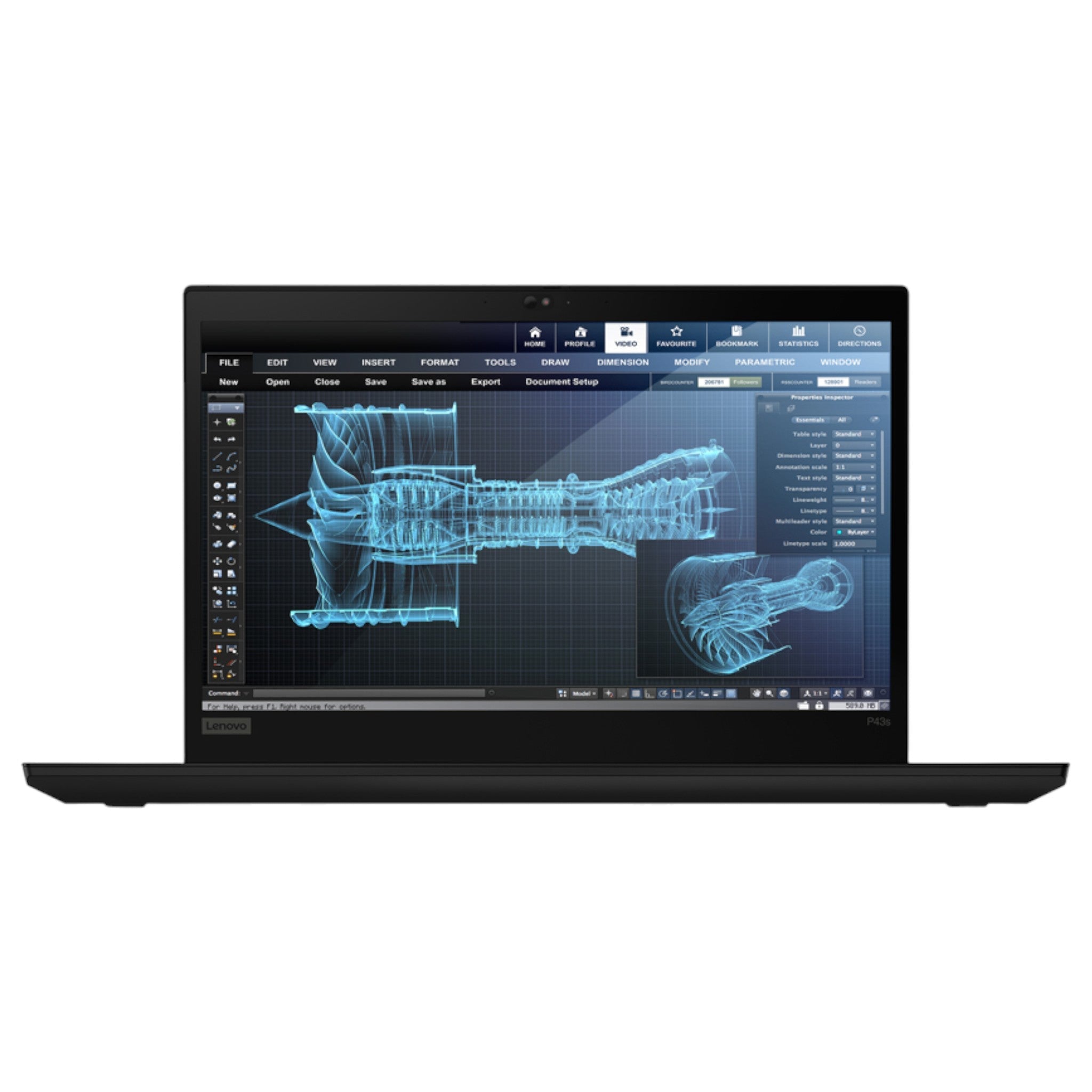 Lenovo ThinkPad P43s 14" | i7-8665U | 16 GB | 512 GB SSD | FHD | Quadro P520 | Win 11 Pro - computify