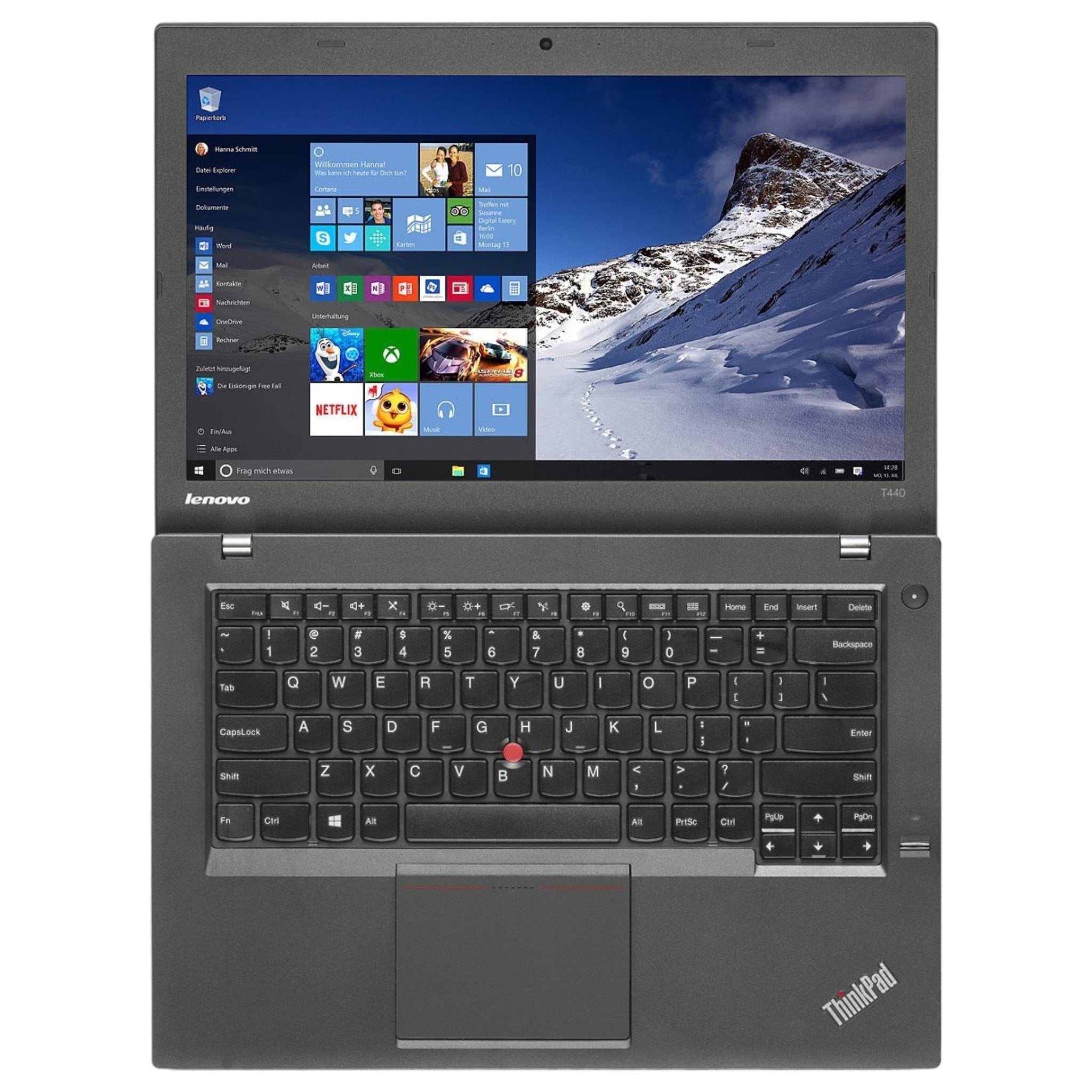 Lenovo ThinkPad T440 14" | i5-4300U | 4 GB | 128 GB SSD | HD | Win 10 Pro - computify