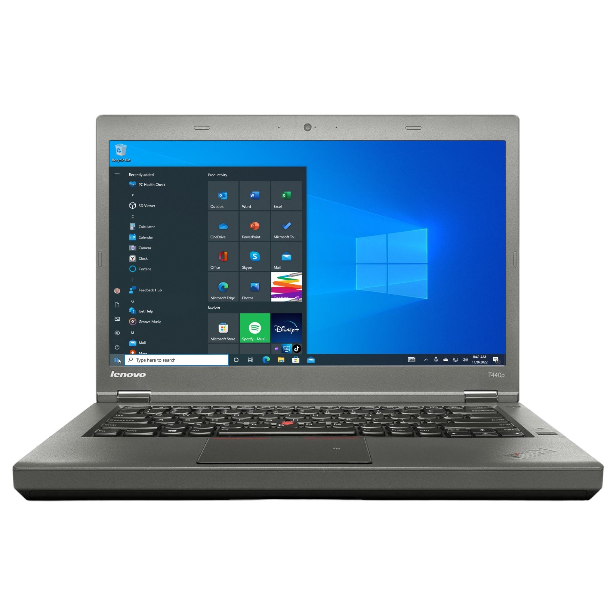 Lenovo ThinkPad T440P 14" | i5 - 4300M | 8 GB | 180 GB SSD | WXGA | DVD/ROM | Win 10 Pro - computify