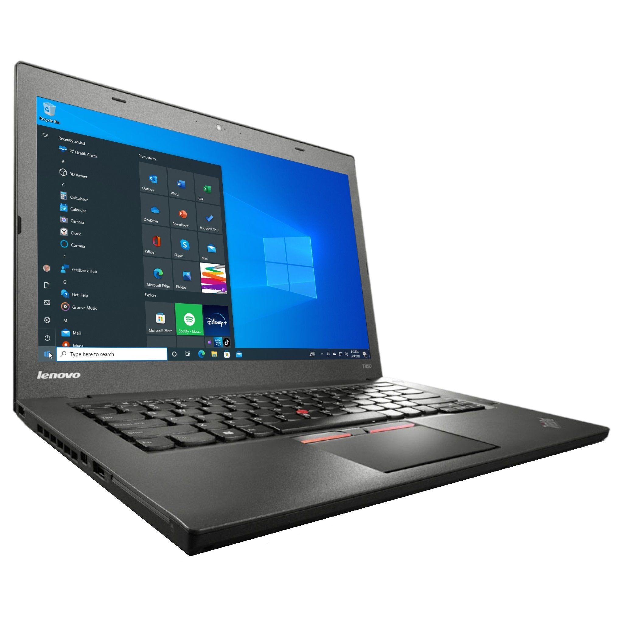Lenovo ThinkPad T450 14" | i5-5300U | 8 GB | 256 GB SSD | HD+ | Win 10 Pro - computify