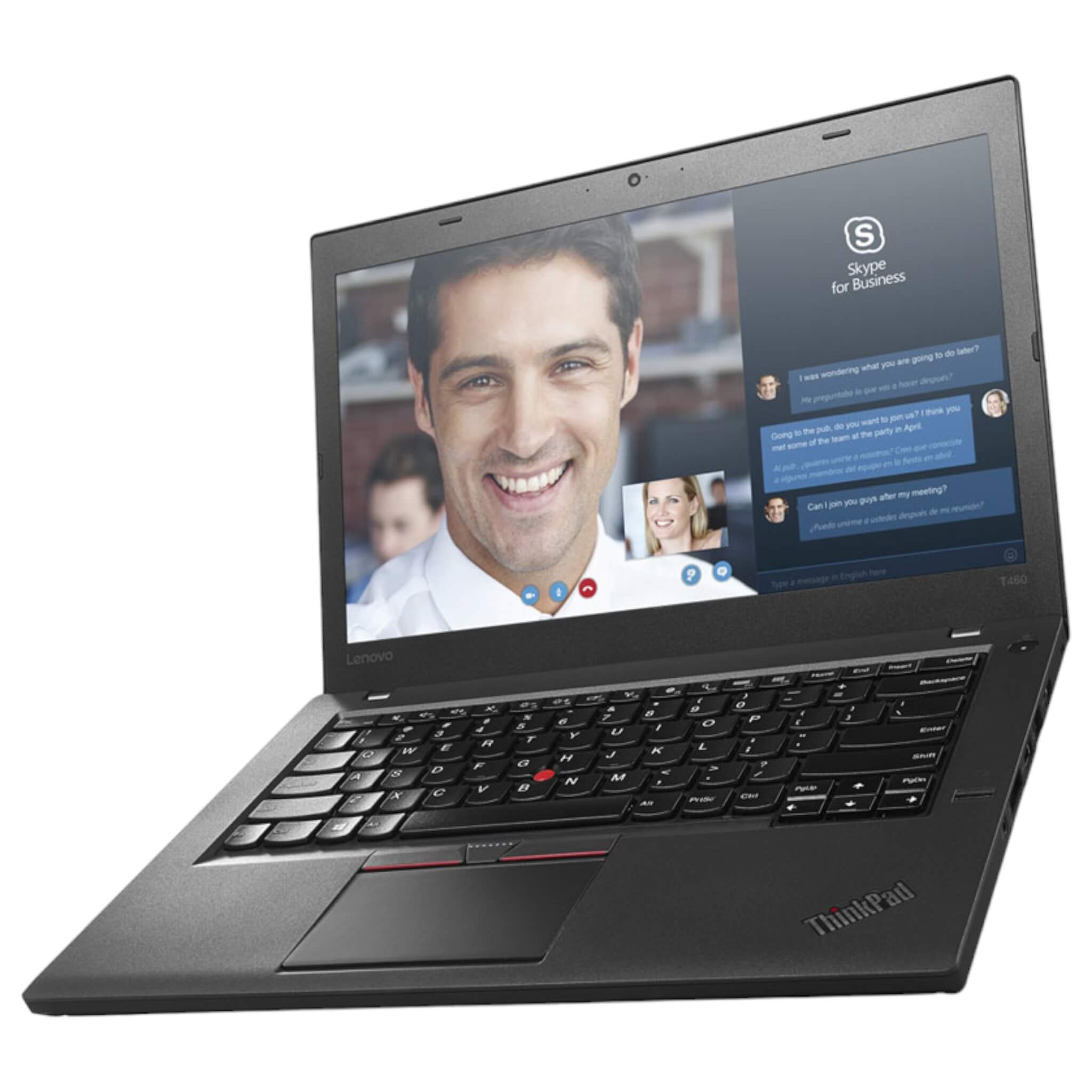 Lenovo ThinkPad T460 14" | i5 - 6300U | 8 GB | 256 GB SSD | FHD | Win 10 Pro - computify