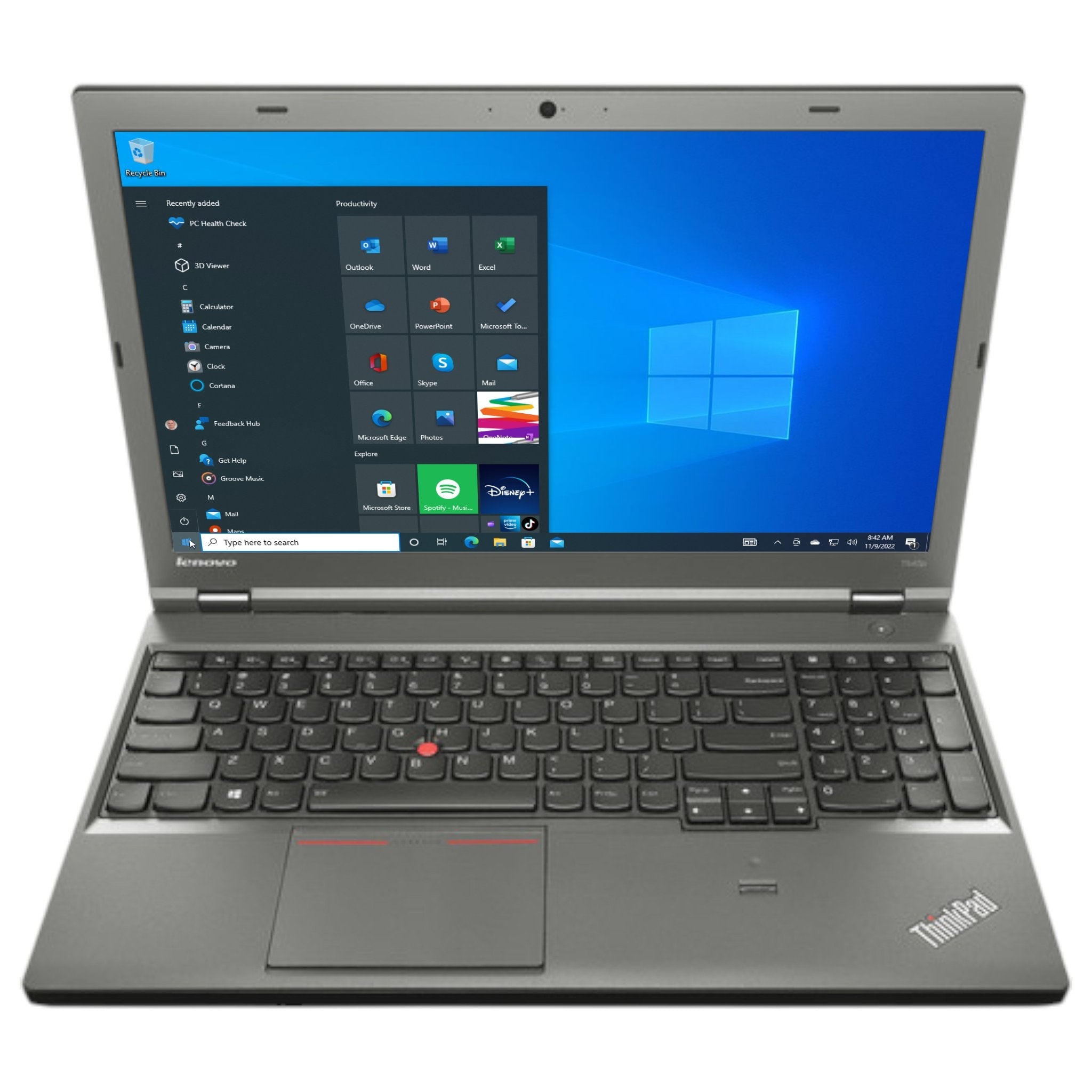 Lenovo ThinkPad T540P 15.6" | i5-4300M | 4 GB | 256 GB SSD | FHD | DVD/RW | Win 10 Pro - computify