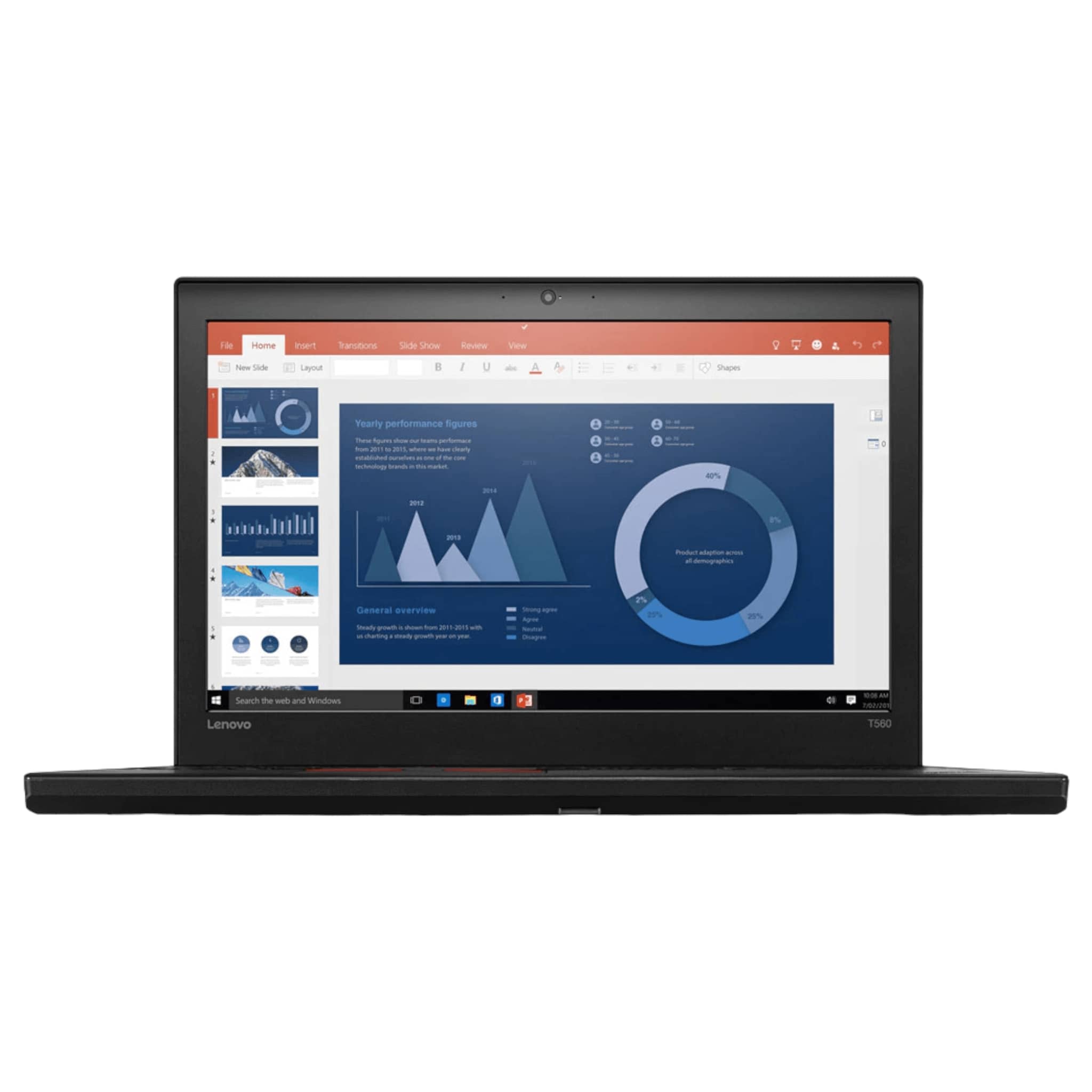 Lenovo ThinkPad T560 15,6" | i5 - 6300U | 8 GB | 256 GB SSD | FHD | Win 10 Pro - computify