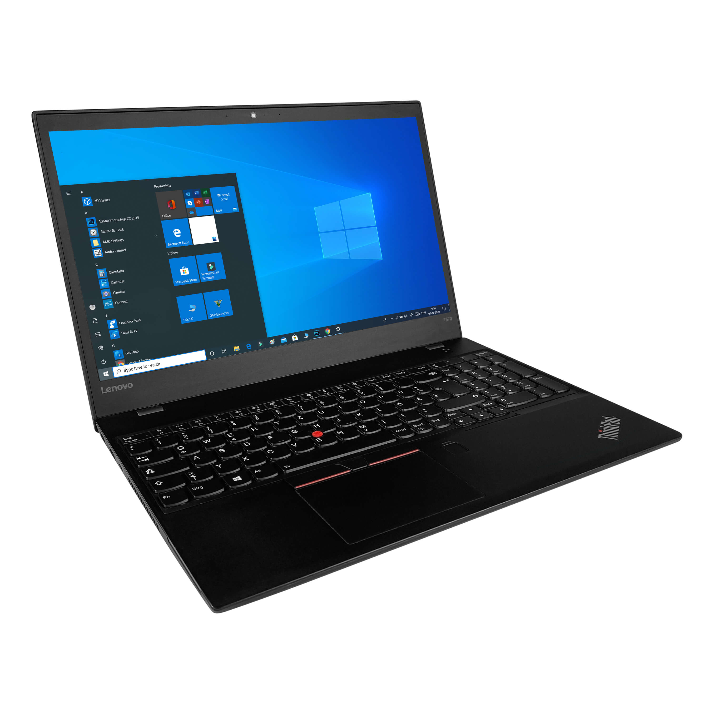 Lenovo ThinkPad T570  Touch 15,6" | i5-6300U | 8 GB | 256 GB SSD | FHD | Win 10 Pro - computify