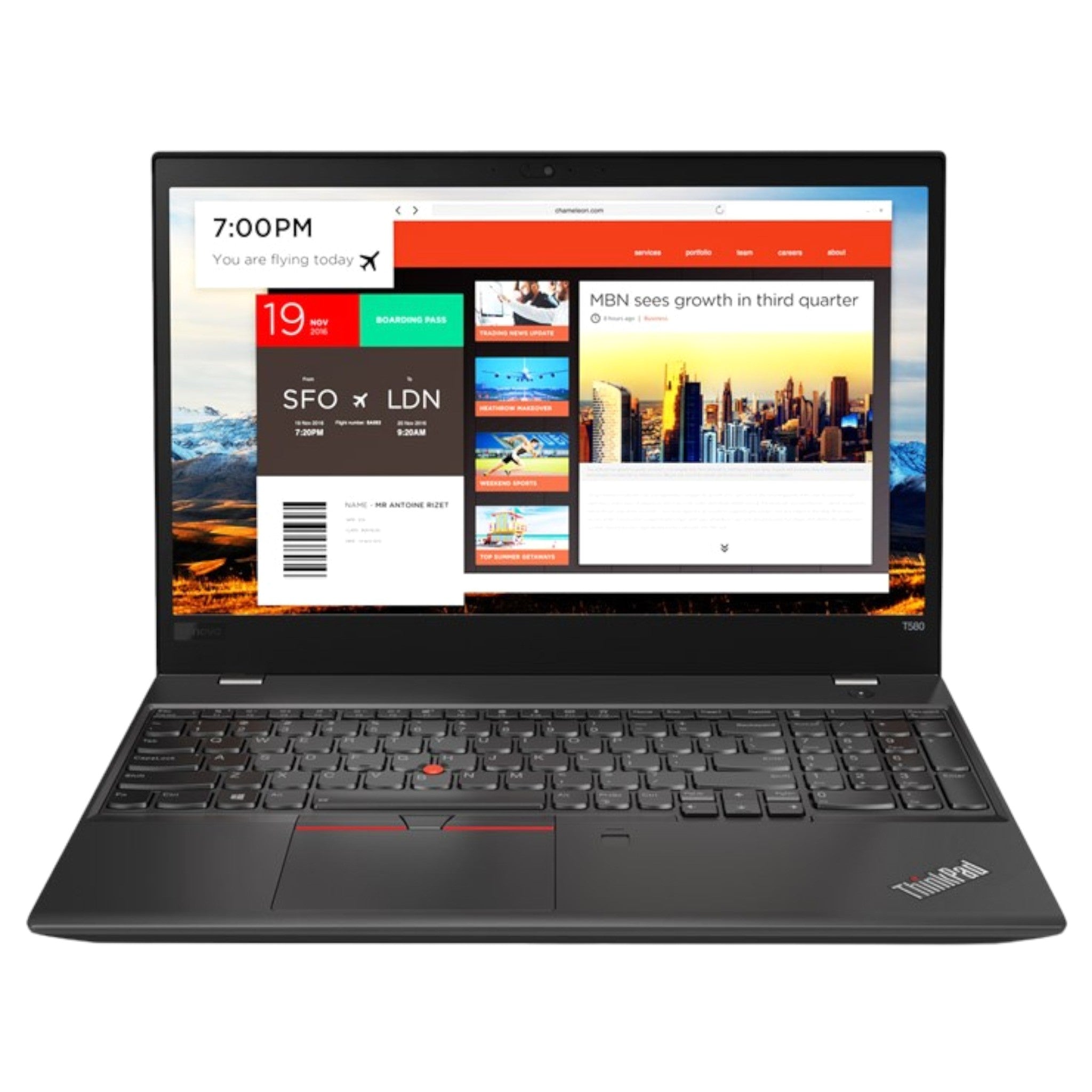Lenovo ThinkPad T580 15,6" | i5 - 8350U | 8 GB | 256 GB SSD | FHD | Win 11 Pro - computify
