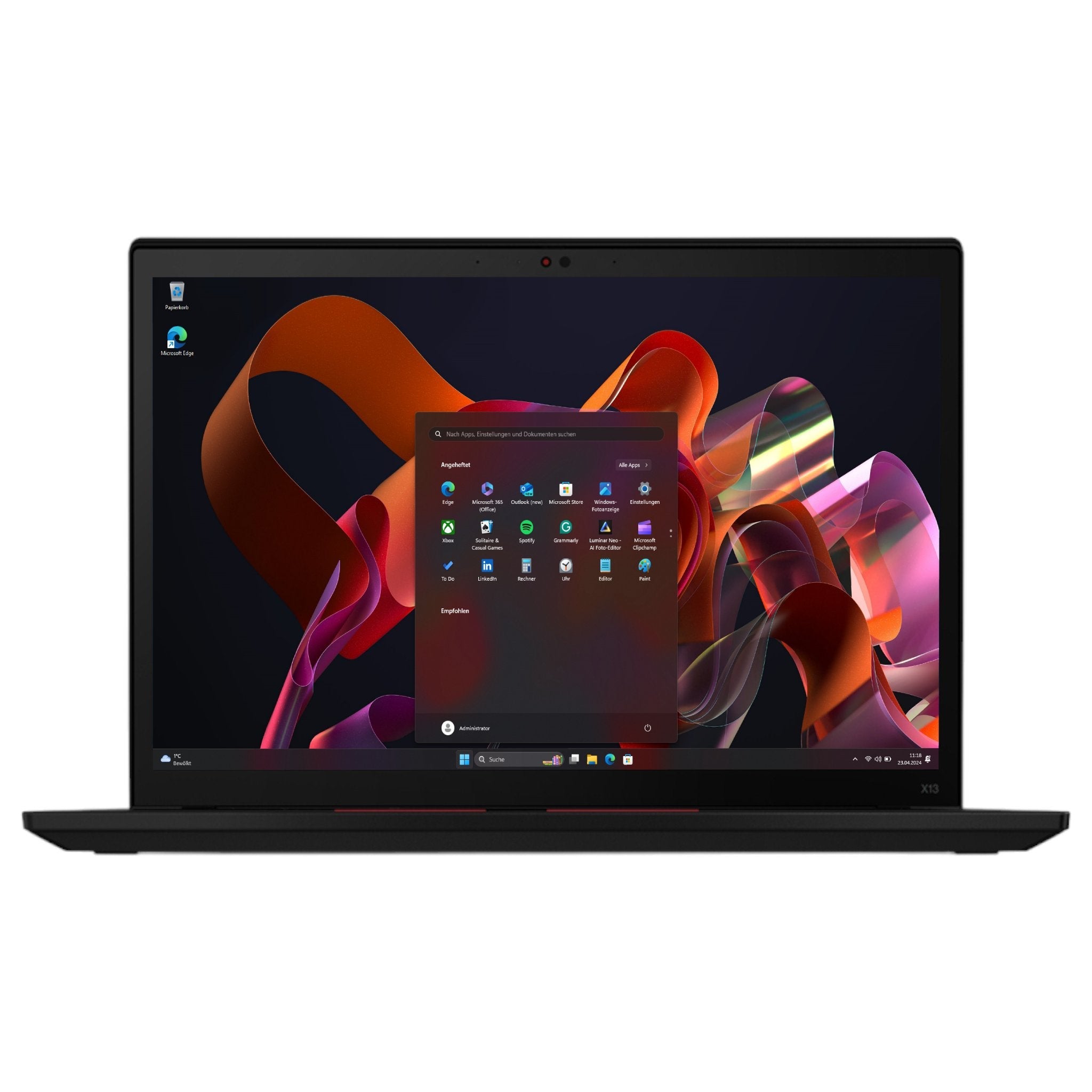 Lenovo ThinkPad X13 G2 13,3" | i5 - 1145G7 | 8 GB | 256 GB SSD | WUXGA | 4G | Win 11 Pro - computify
