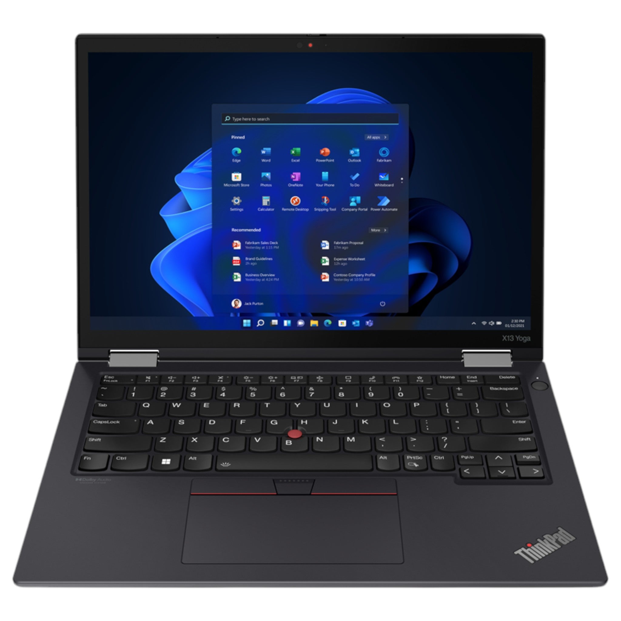 Lenovo ThinkPad X13 Yoga G3 Touch 13,3" | i5 - 1245U | 16 GB | 256 GB SSD | WUXGA | Win 11 Pro | US - computify
