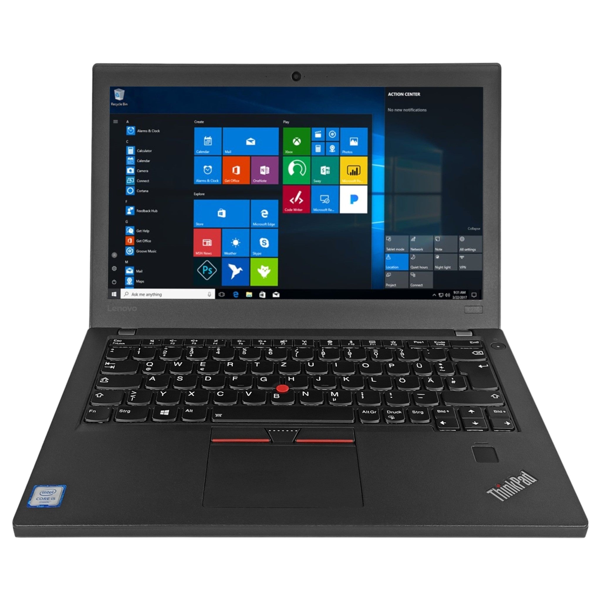 Lenovo ThinkPad X270 12,5" | i5-7300U | 8 GB | 256 GB SSD | HD | LTE | Win 10 Pro - computify