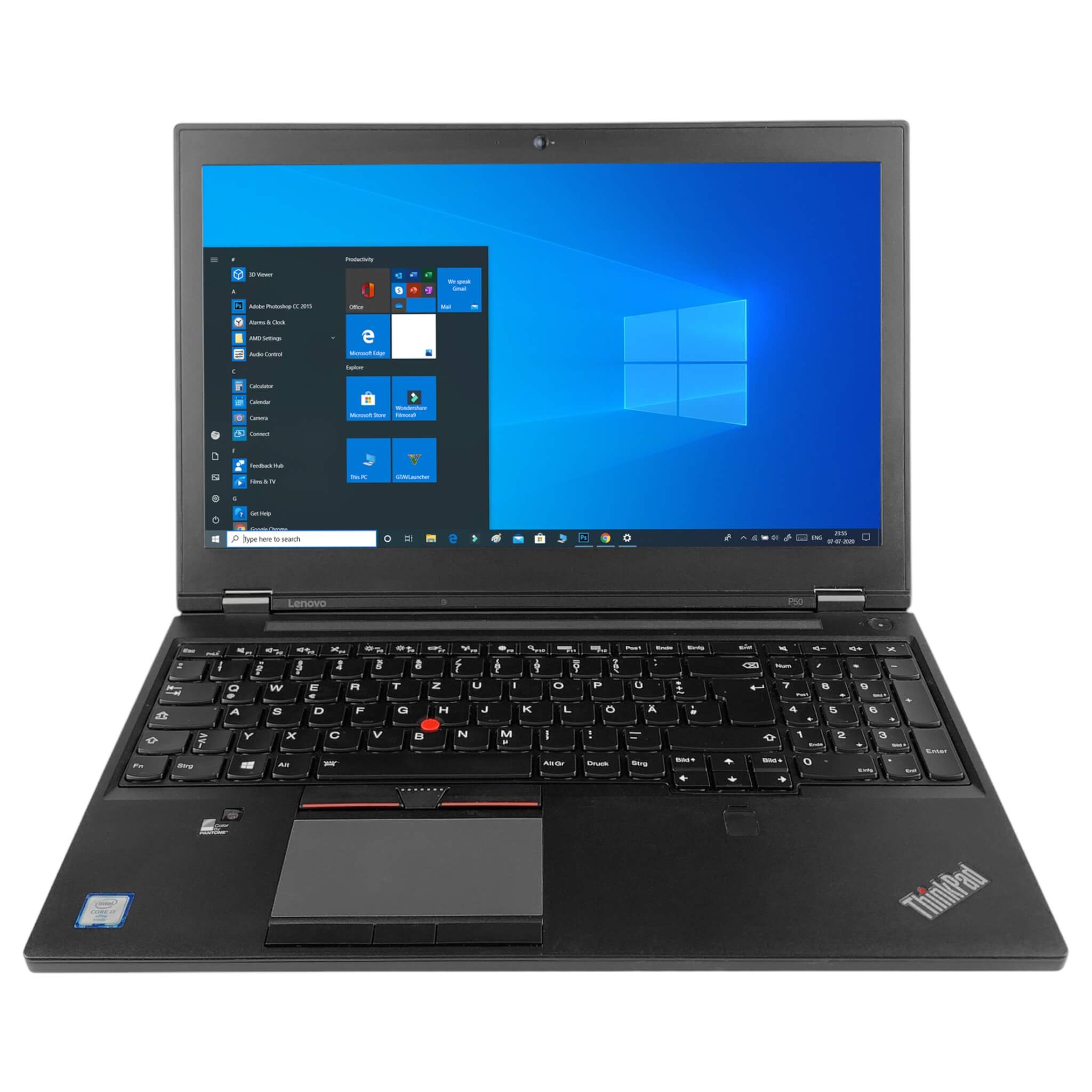 Lenovo ThinkPad P50 15,6" | i7-6820HQ | 32 GB | 512 GB SSD | 4K | NVIDIA Quadro M2000M | Win 10 Pro - computify