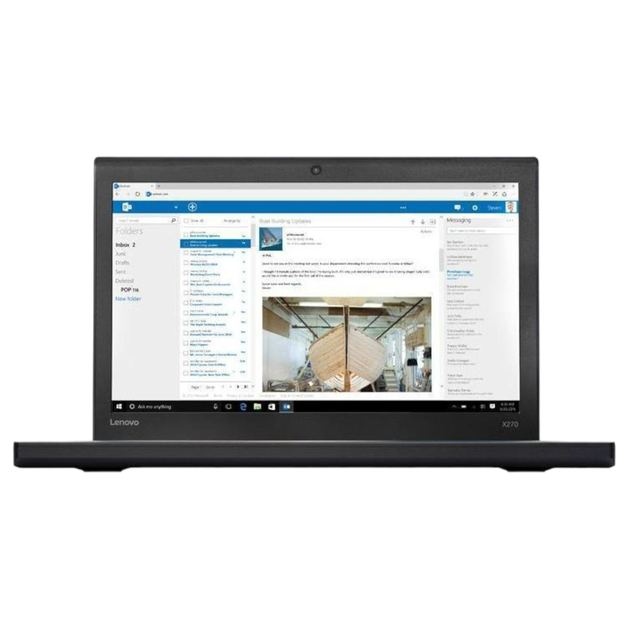 Lenovo ThinkPad X270 12,5" | i5-6300U | 8 GB | 256 GB SSD | HD | Win 10 Pro - computify
