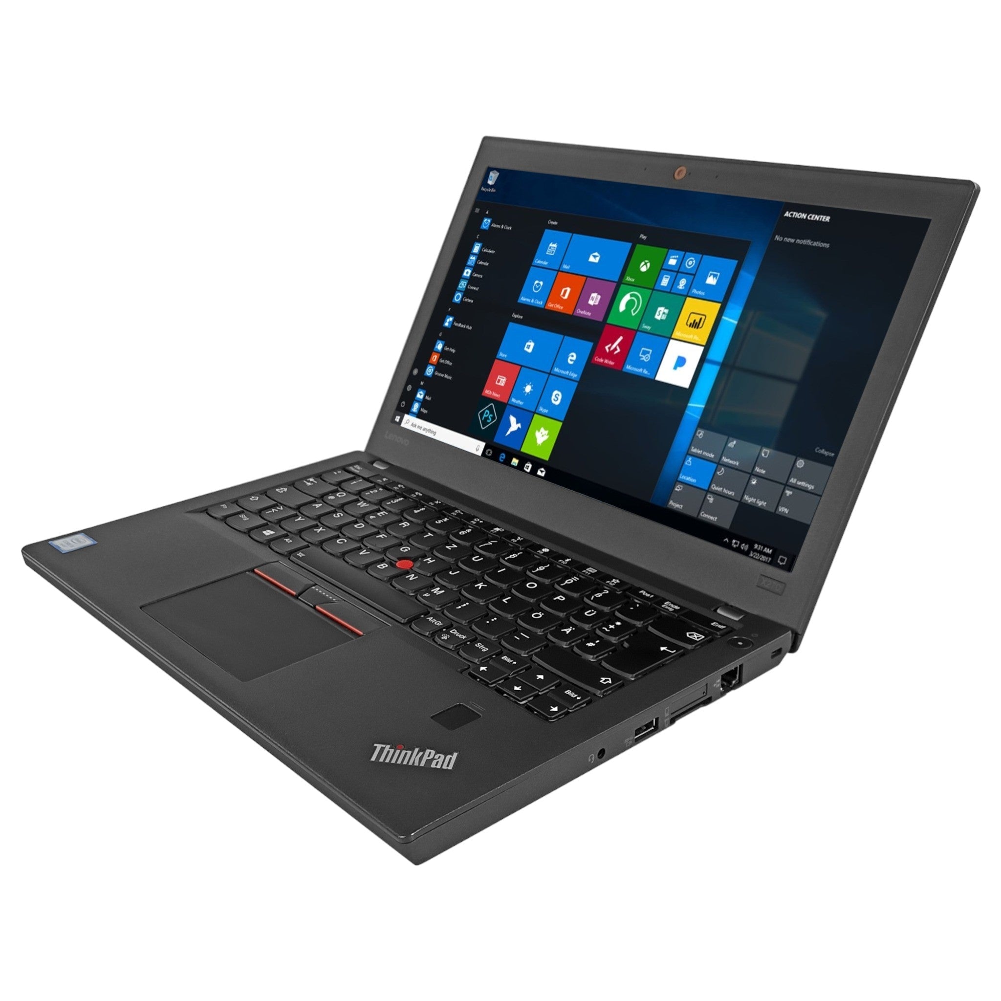 Lenovo ThinkPad X270 12,5" | i5-7300U | 8 GB | 256 GB SSD | HD | Win 10 Pro - computify