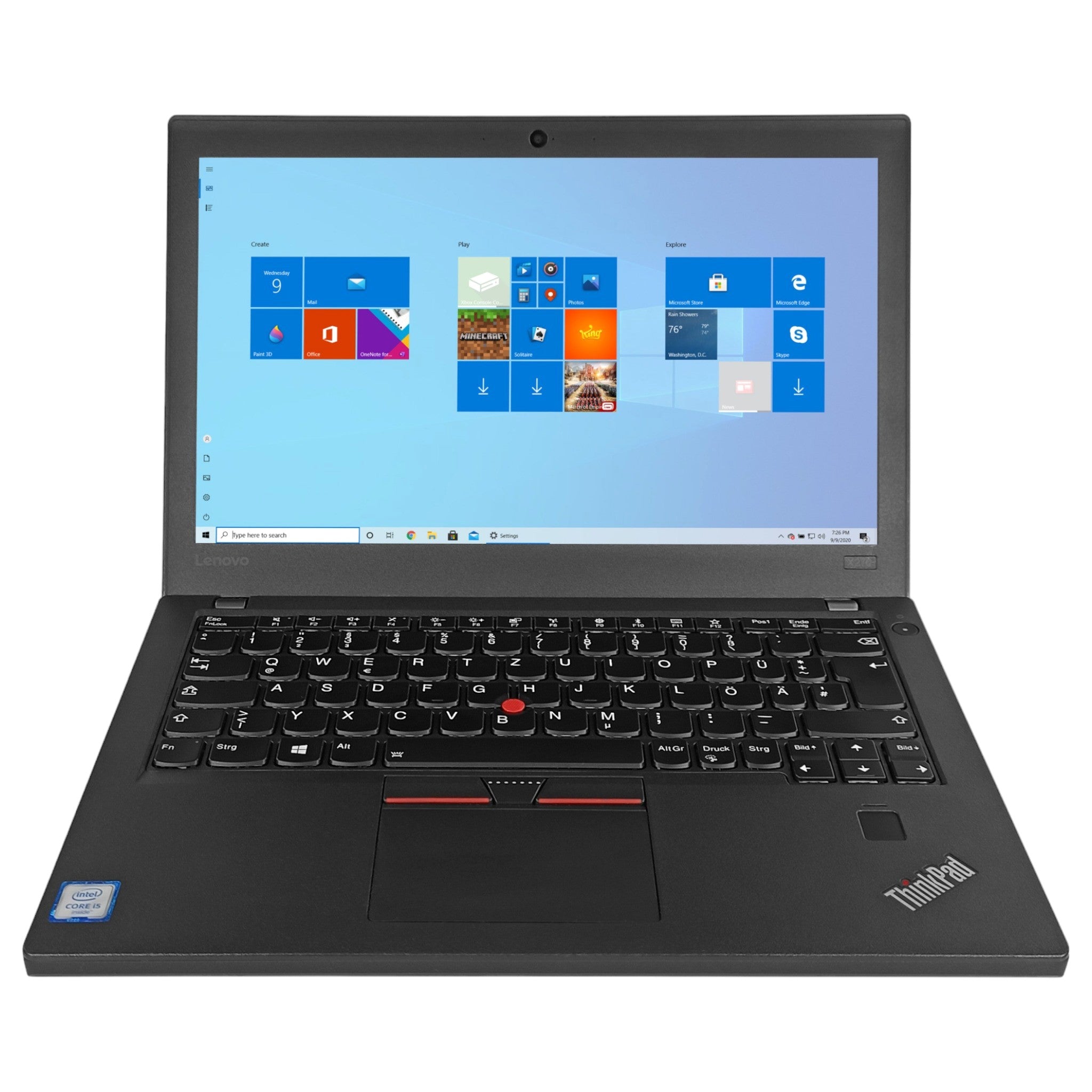 Lenovo ThinkPad X270 Touch 12,5" | i5-7300U | 8 GB | 256 GB NVMe SSD | FHD | Win 10 Pro - computify